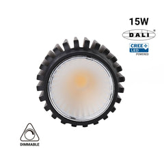 Módulo LED 15W para aro downlight MR16/GU10 - Regulable por DALI - 45º - CRI 90