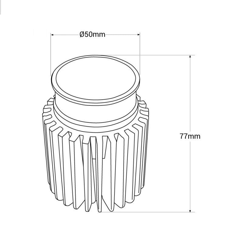 Módulo LED 15W para aro downlight MR16/GU10 - Regulable por DALI - 45º - CRI 90