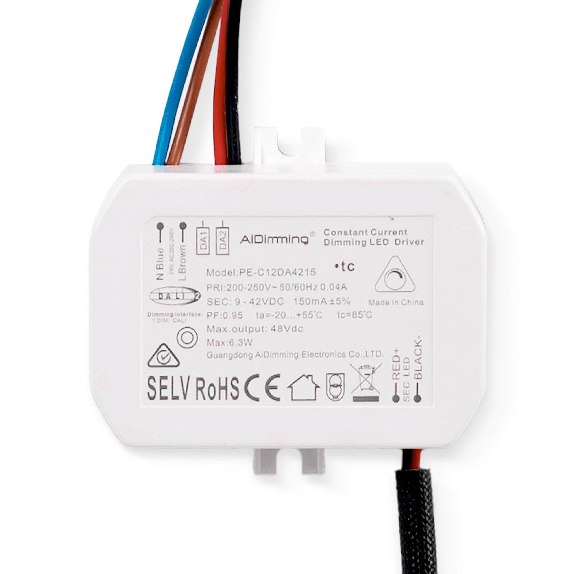 Módulo LED 7W para aro downlight MR16/GU10 - Regulable por DALI - 45º - CRI 90