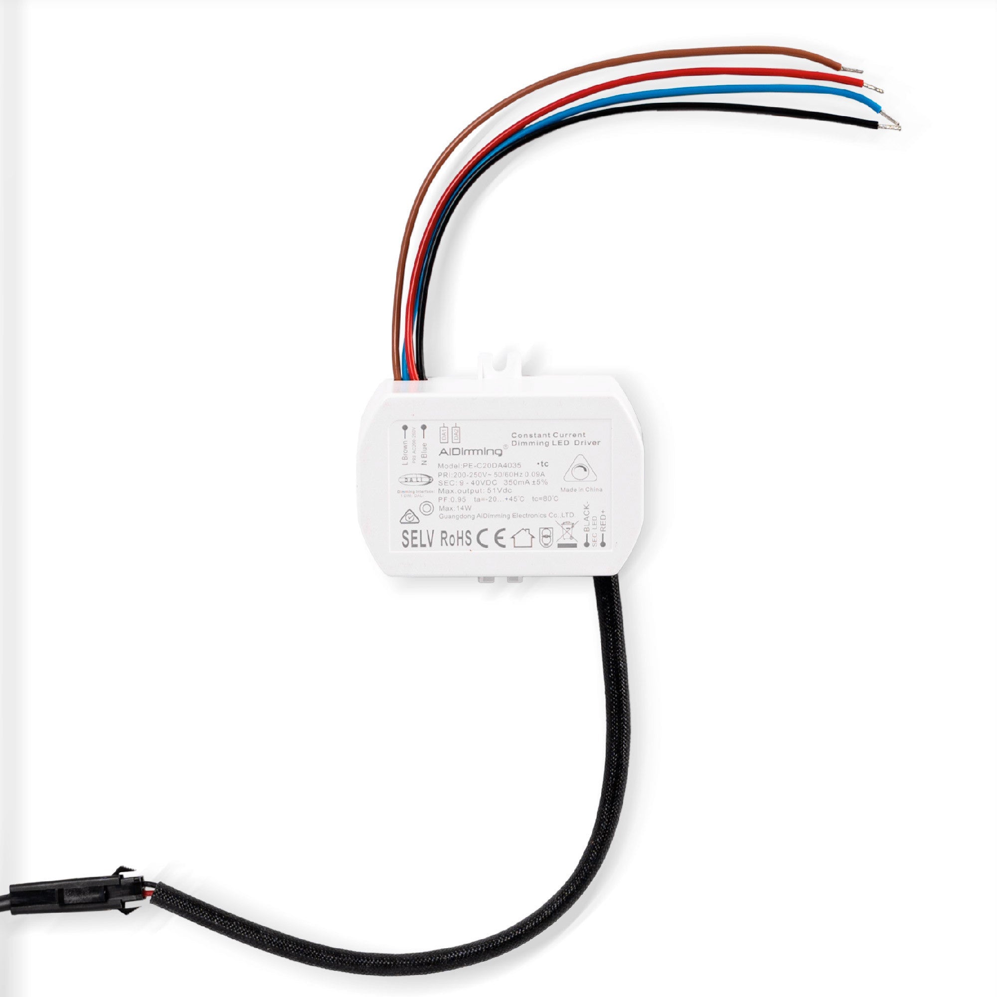 Módulo LED 15W para aro downlight MR16/GU10 - Regulable por DALI - 45º - CRI 90
