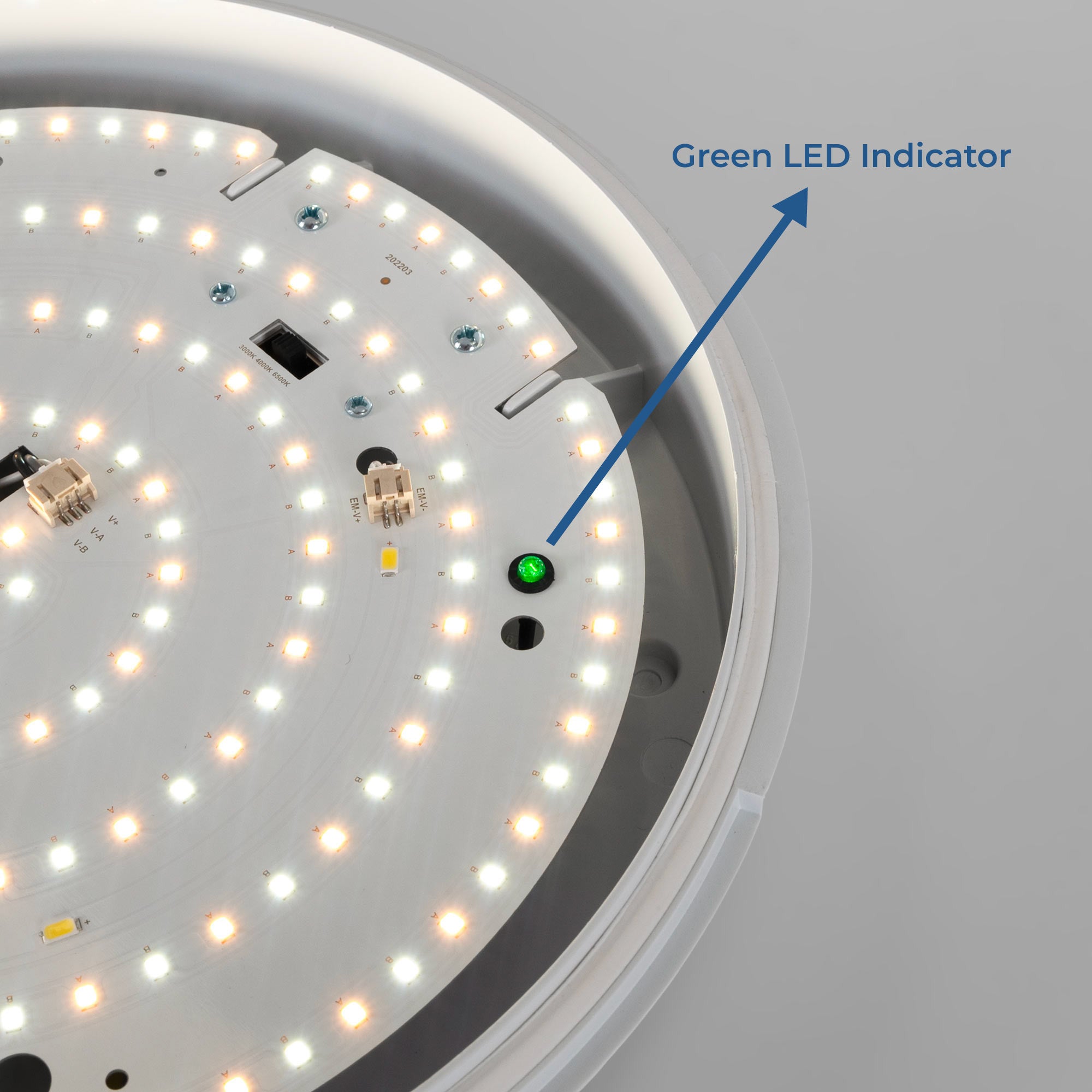 Plafón LED techo estanco / Luz de emergencia - CCT - Potencia ajustable 12W-16W - Ø31cm - IP65