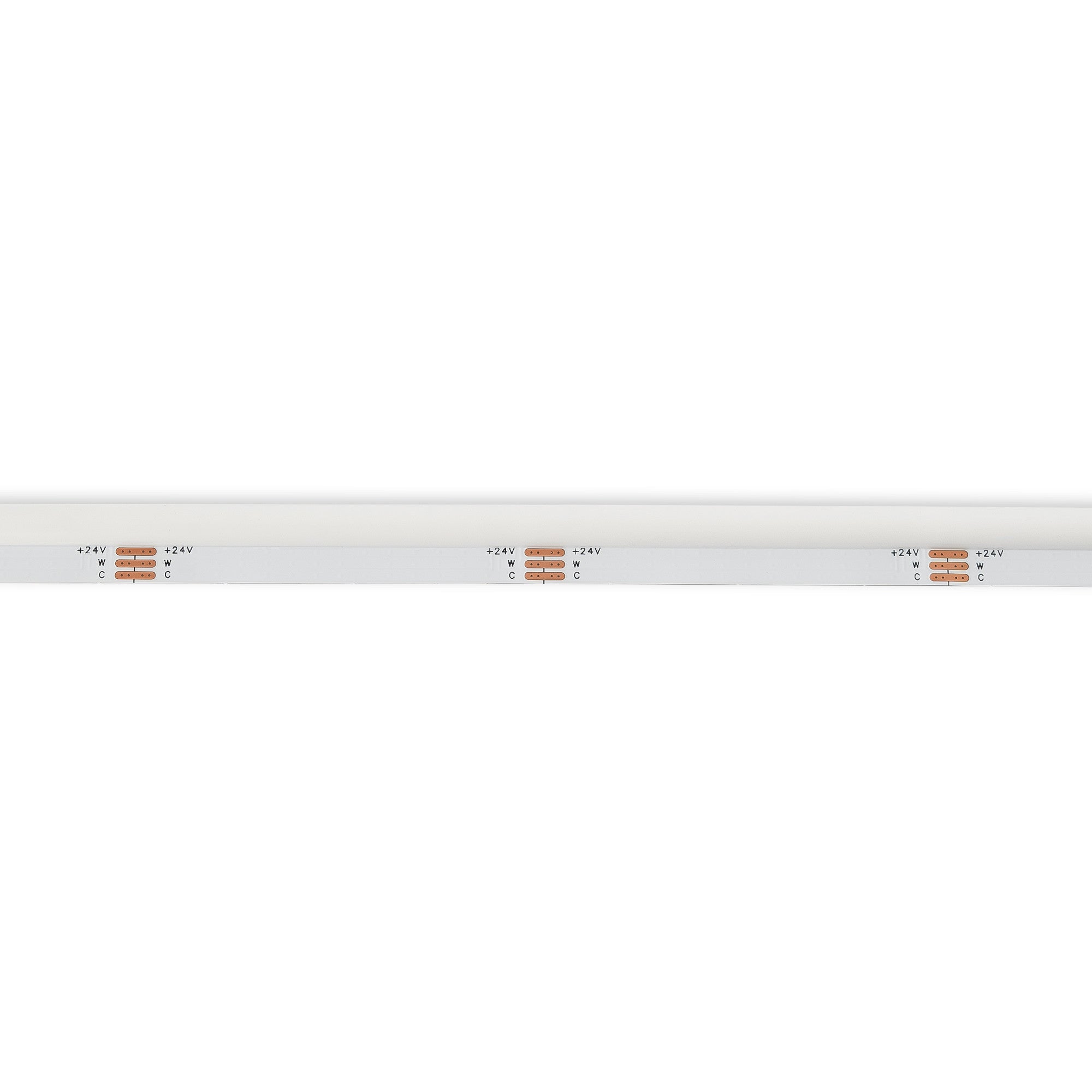 Tira LED COB 24V DC CCT - Emisión lateral - 12W/m - 10mm - IP20 - Corte c/ 5cm - Rollo de 5 metros