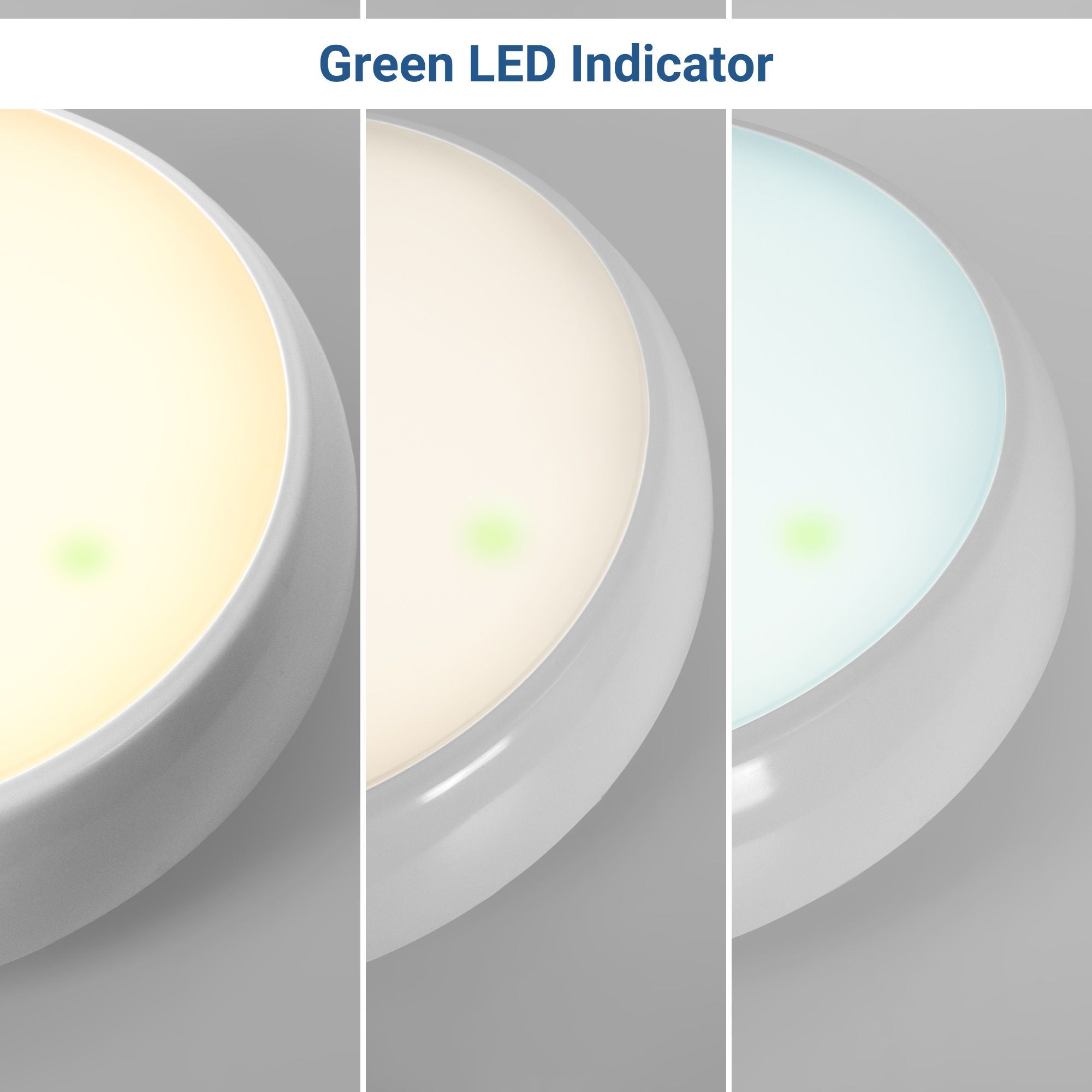Plafón LED techo estanco / Luz de emergencia - CCT - Potencia ajustable 12W-16W - Ø31cm - IP65