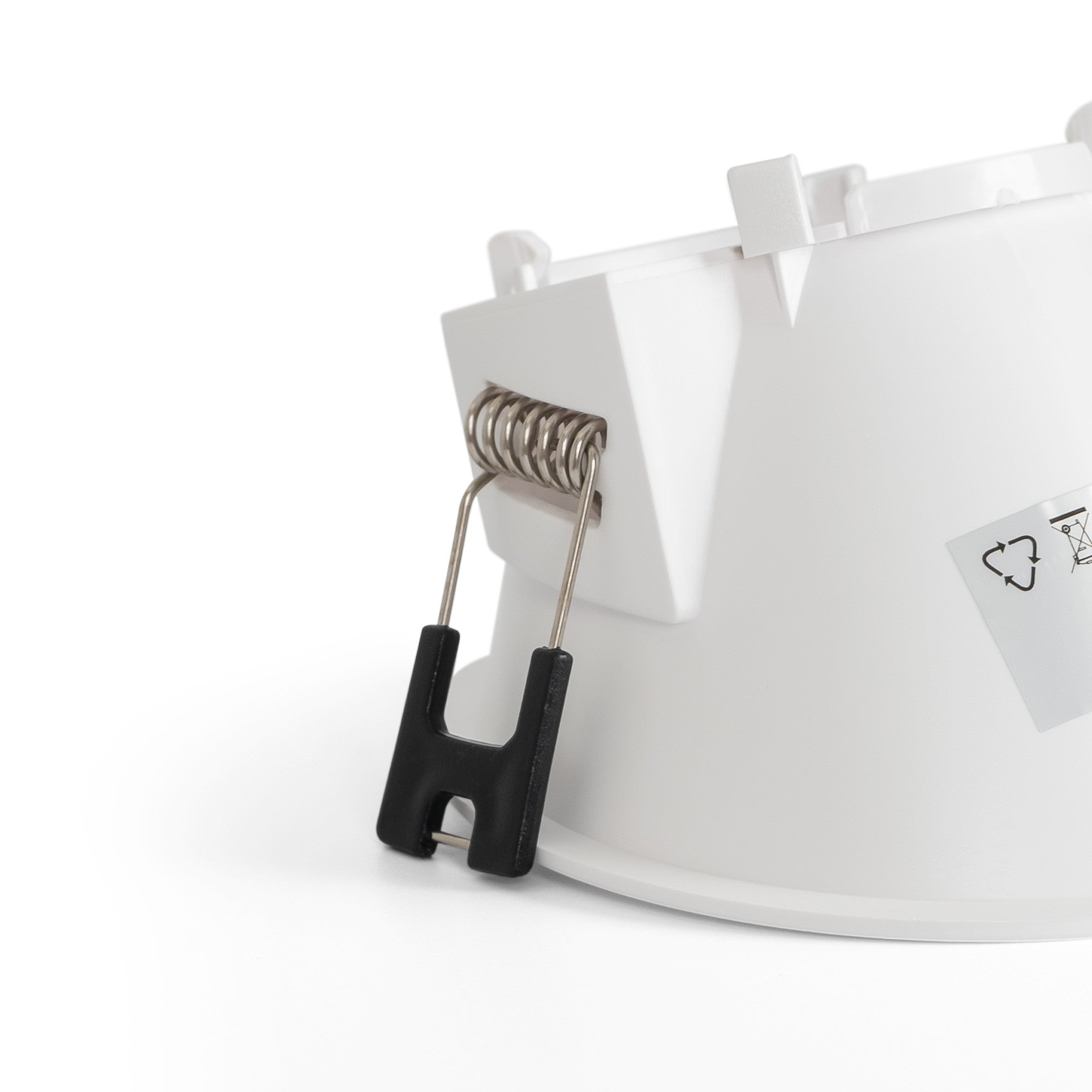 Aro downlight redondo asimétrico - Bajo UGR - Corte Ø85mm