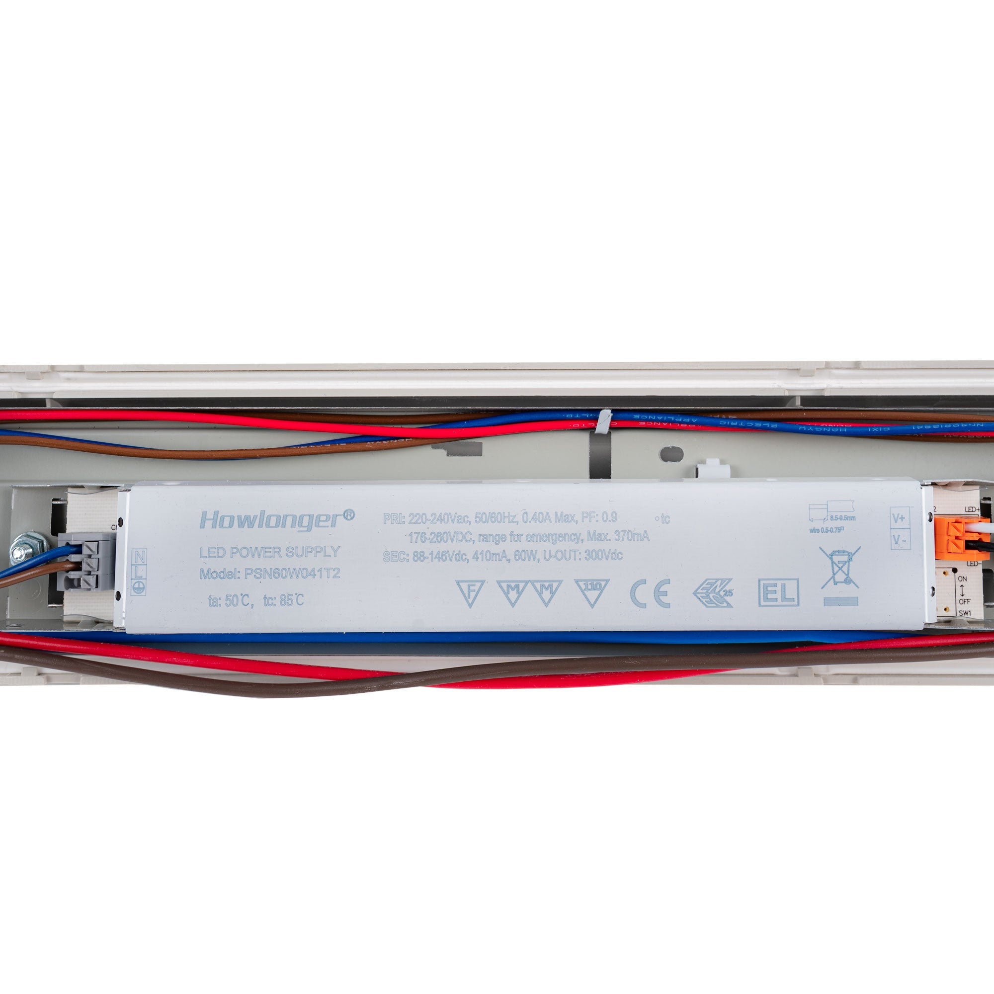 Pantalla estanca LED / Luz de emergencia - CCT - 150cm - Conectable 55W - IP65