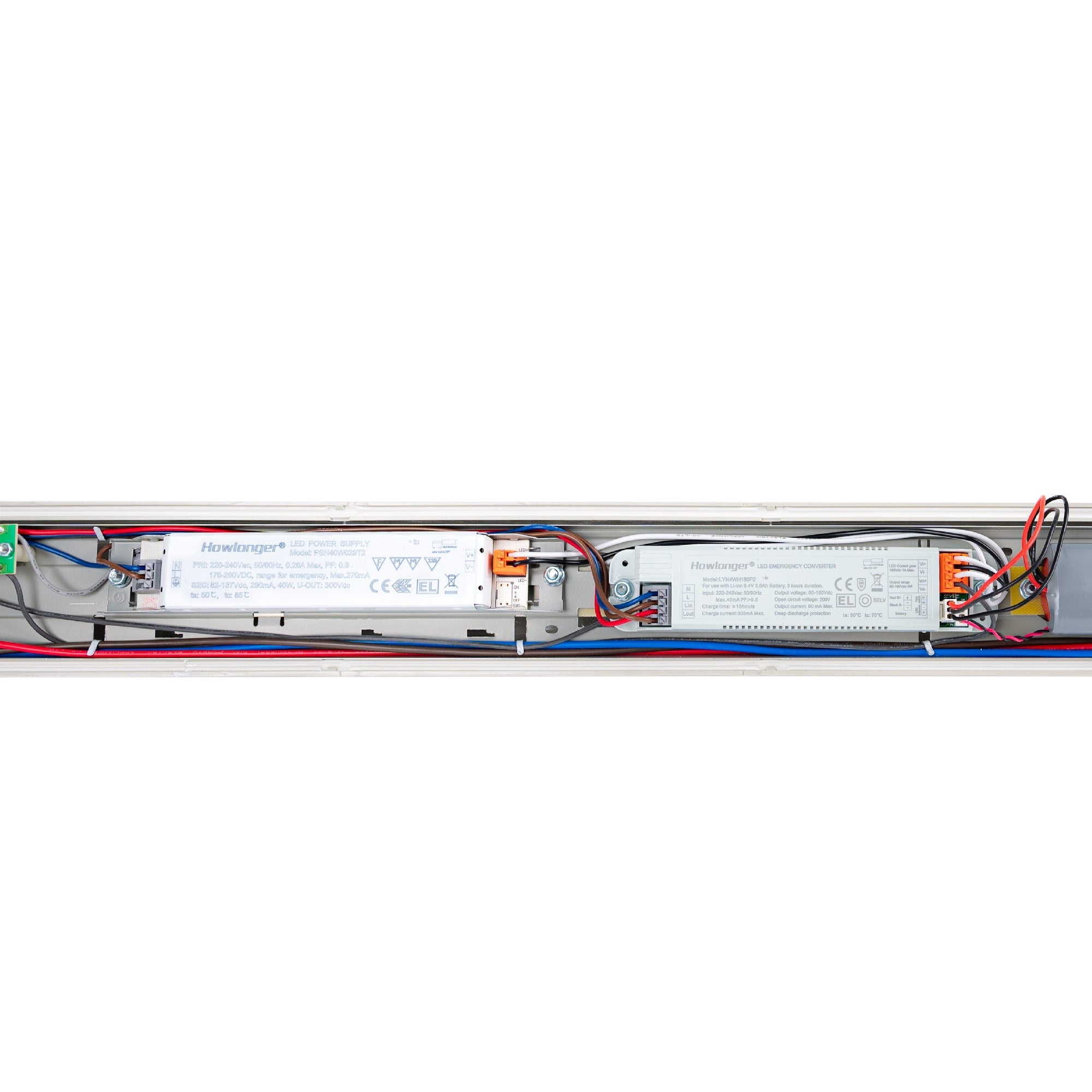 Pantalla estanca LED / Luz de emergencia - CCT - 120cm - Conectable - 40W - IP65