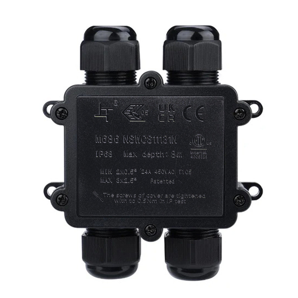 Caja de conexión impermeable en H - IP68 - 0.5 - 2.5mm²