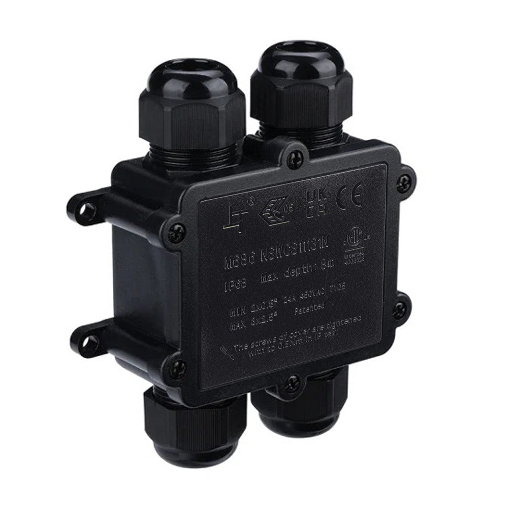 Caja de conexión impermeable en H - IP68 - 0.5 - 2.5mm²