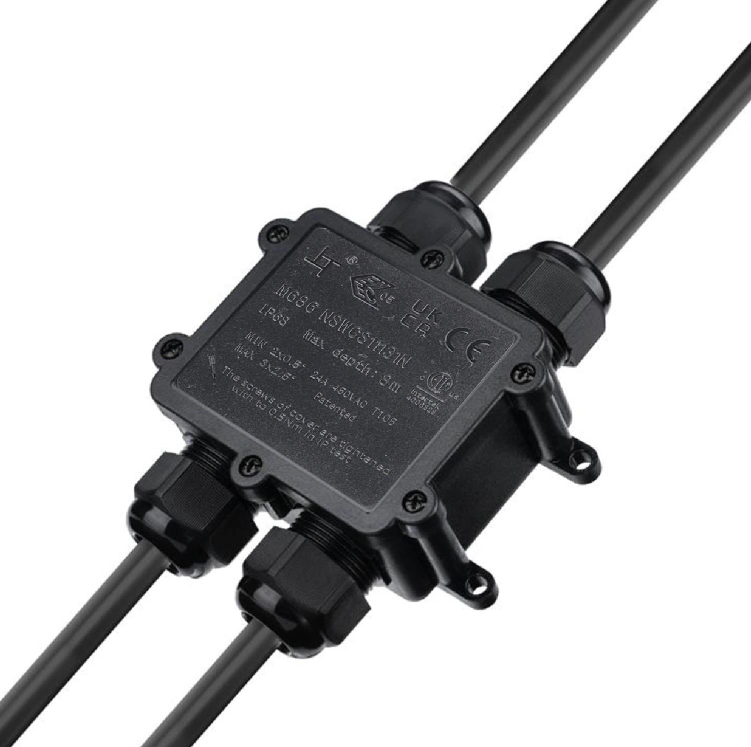 Caja de conexión impermeable en H - IP68 - 0.5 - 2.5mm²