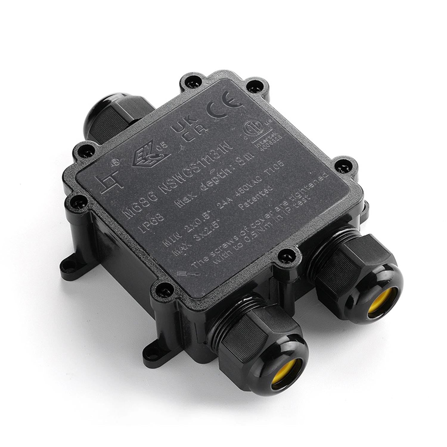 Caja de conexión impermeable en Y - IP68 - 0.5 - 2.5mm²