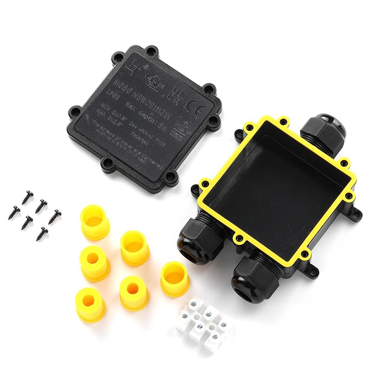 Caja de conexión impermeable en Y - IP68 - 0.5 - 2.5mm²