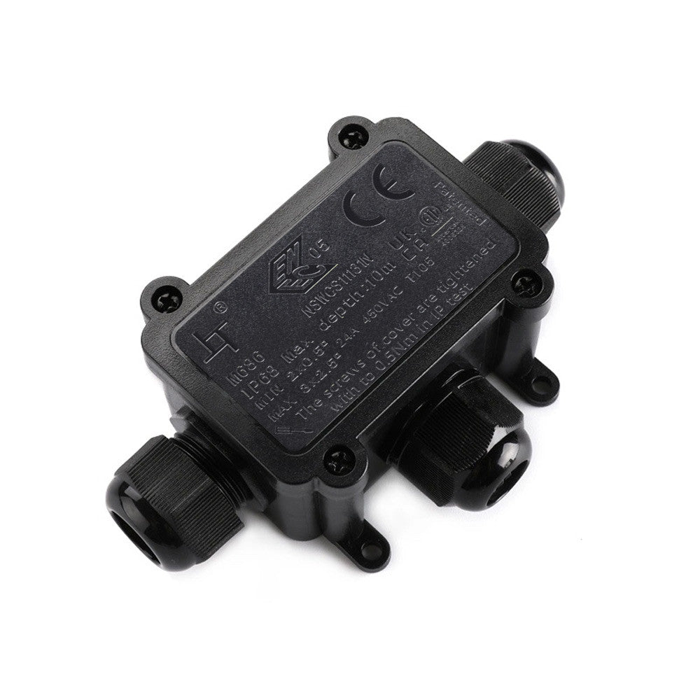 Caja de conexión impermeable en T - IP68 - 0.5 - 2.5mm²
