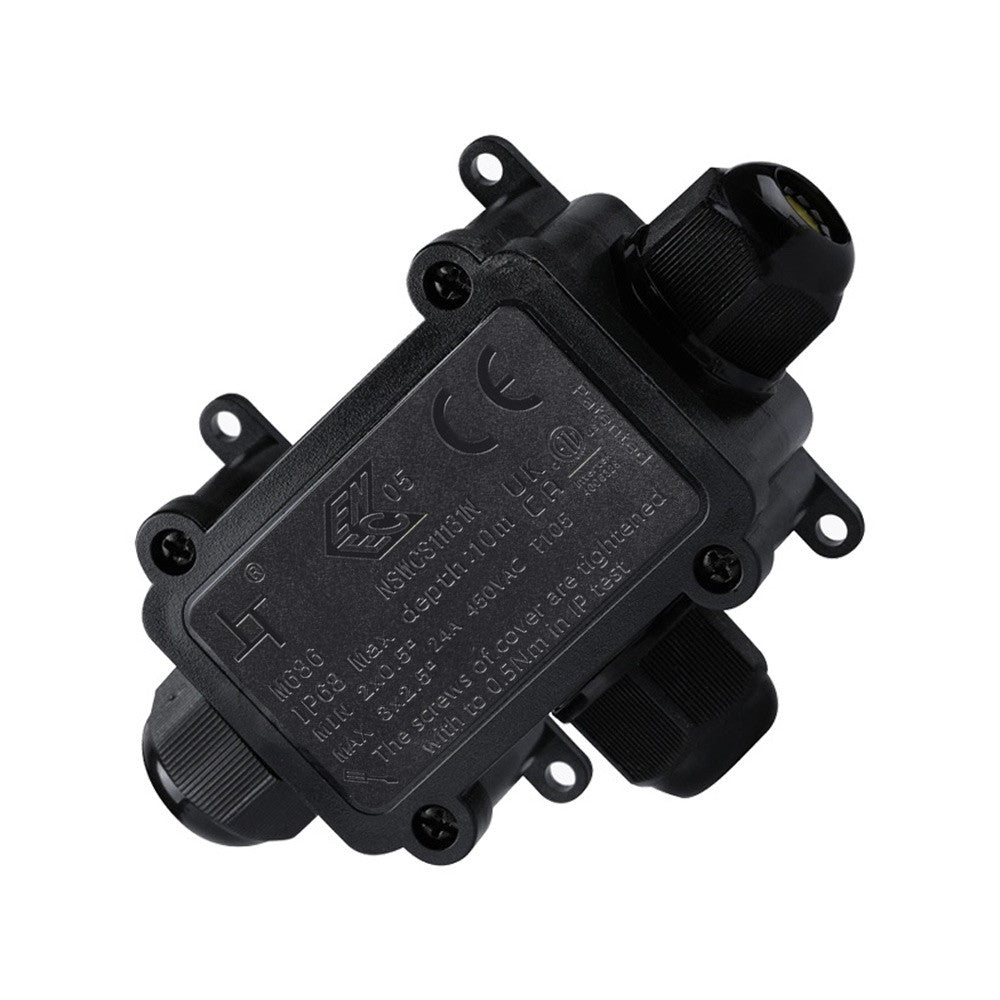 Caja de conexión impermeable en T - IP68 - 0.5 - 2.5mm²