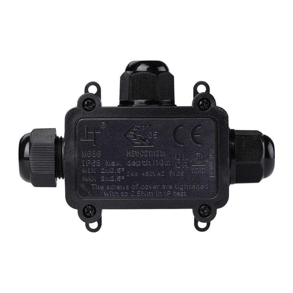 Caja de conexión impermeable en T - IP68 - 0.5 - 2.5mm²