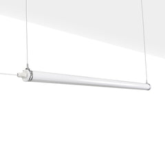Luminaria estanca tubular para uso industrial - 150cm - 50W - 6900lm - IP65 - IK10