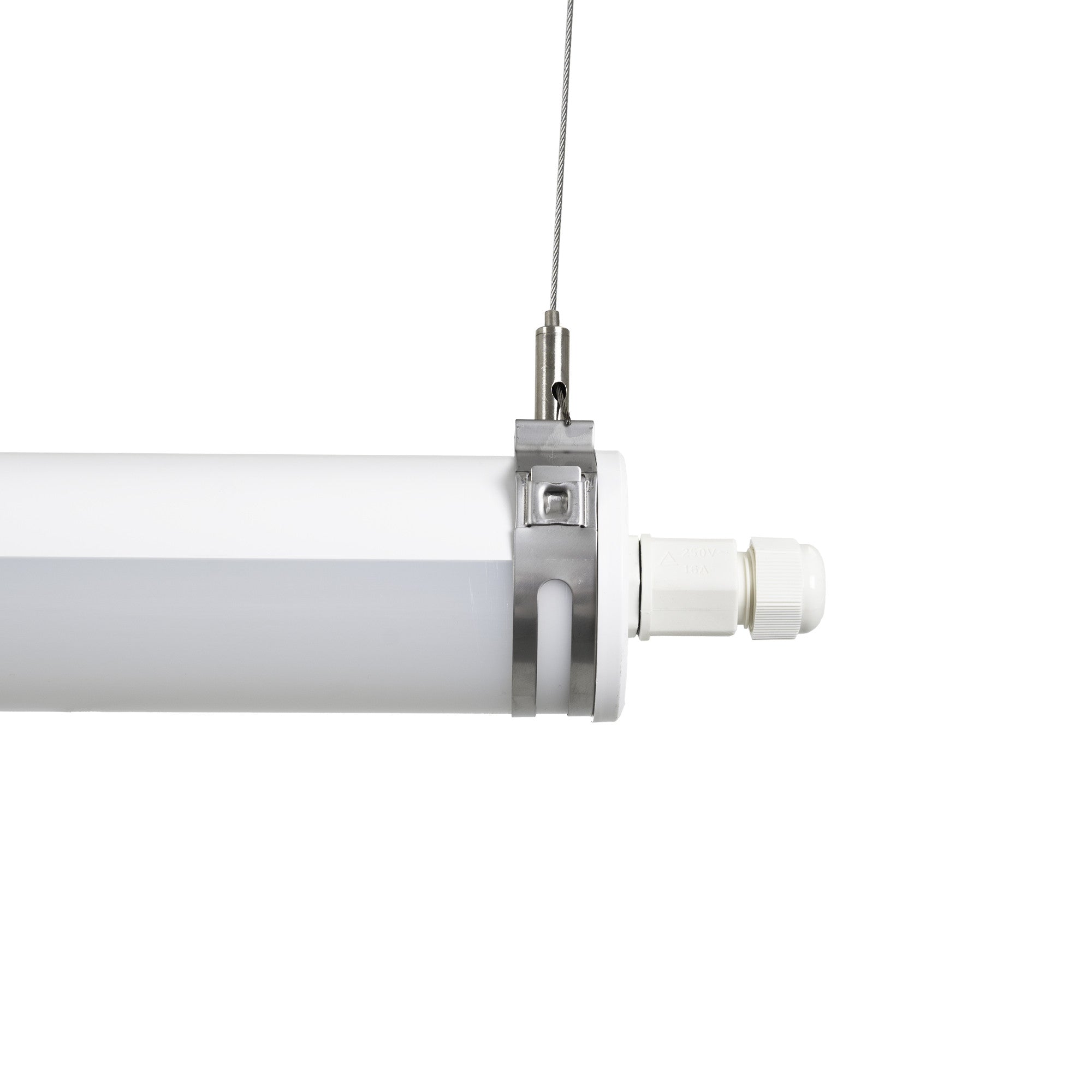 Luminaria estanca tubular para uso industrial - 150cm - 50W - 6900lm - IP65 - IK10