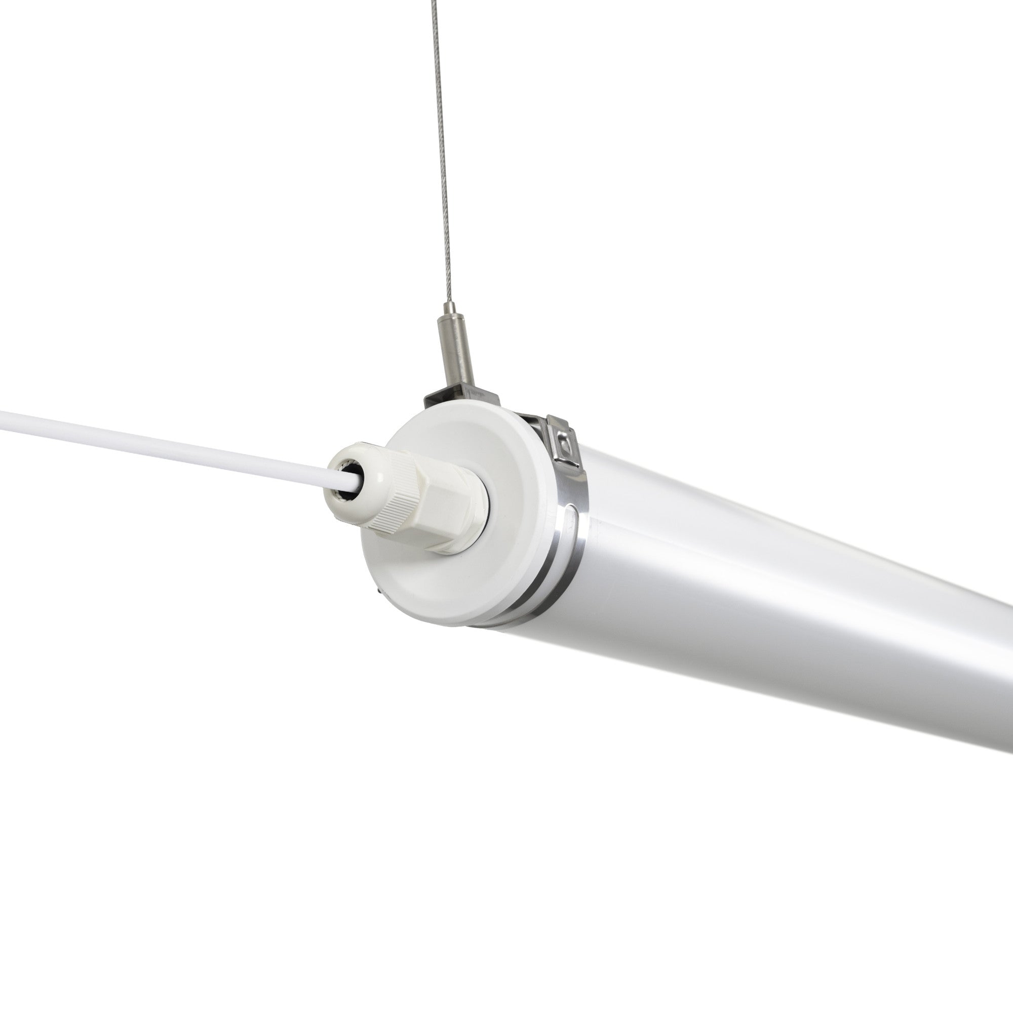 Luminaria estanca tubular para uso industrial - 150cm - 50W - 6900lm - IP65 - IK10
