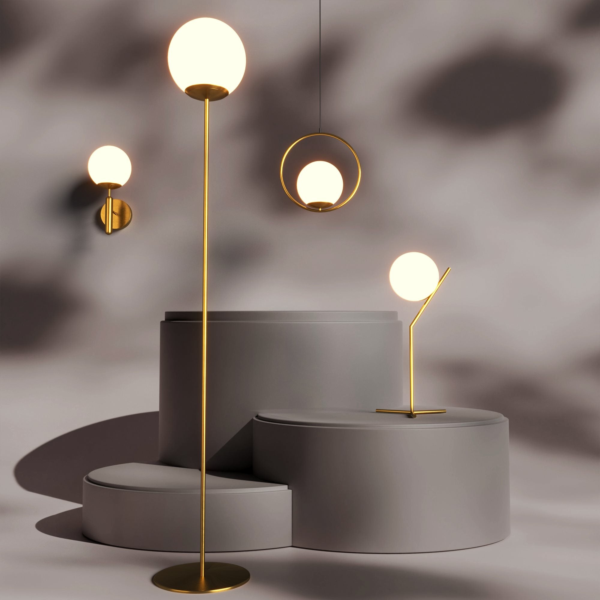 Lámpara de mesa bola cristal "NOLA" - E27 - Ø 16cm