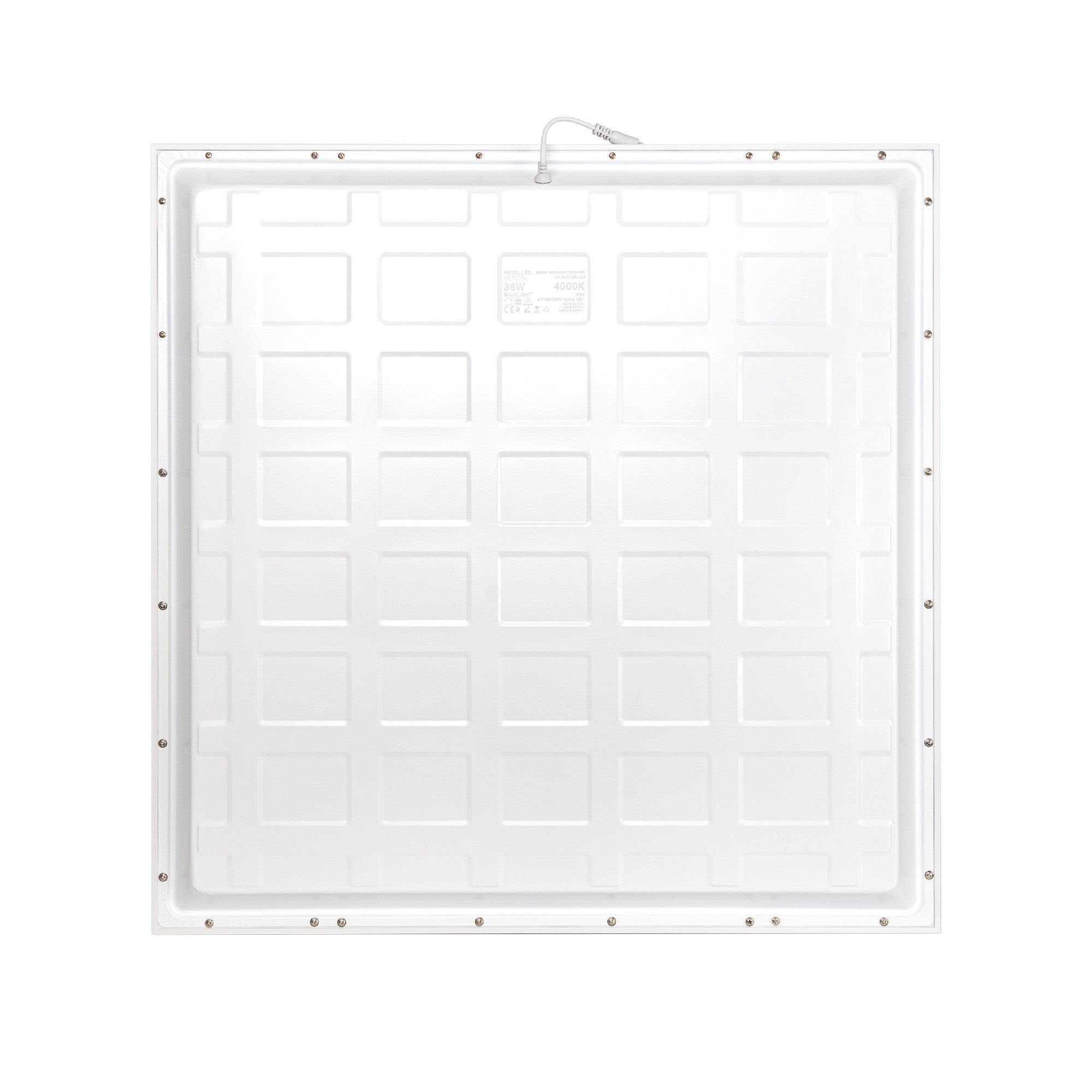 Panel LED empotrable Backlight 60x60cm - 36W - IP54 - Driver Philips - UGR22