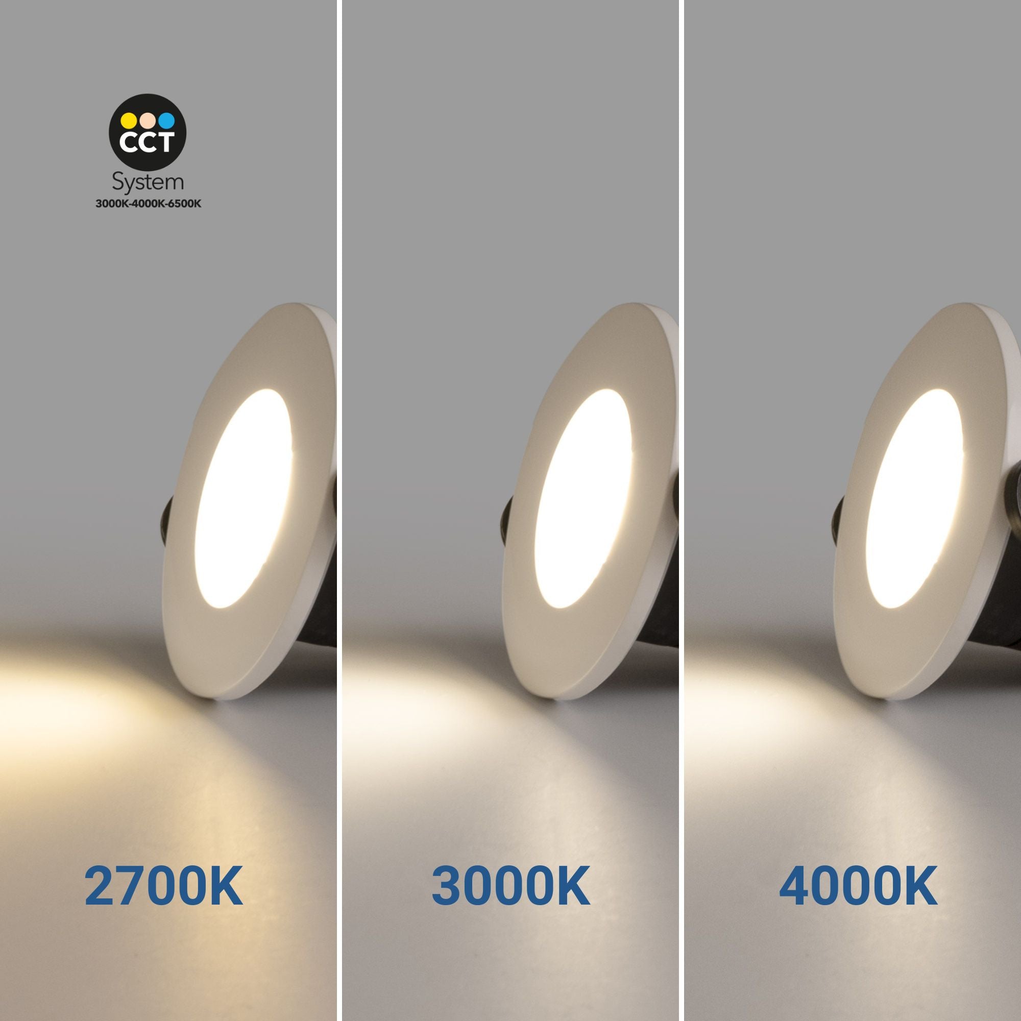 Downlight LED 6W CCT - TRIAC regulable - Corte Ø68mm - IP65