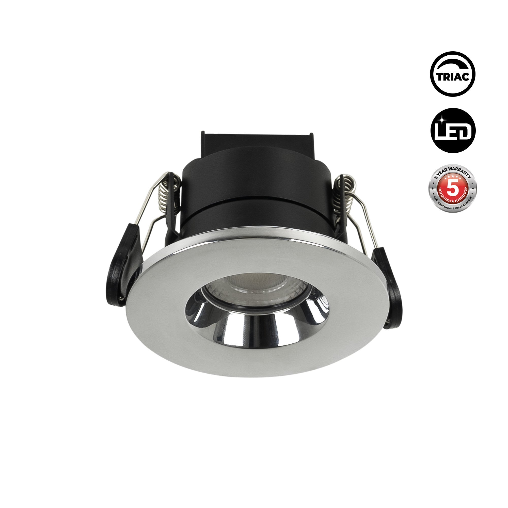 Downlight LED 6W CCT - TRIAC regulable - Corte Ø68mm - IP65