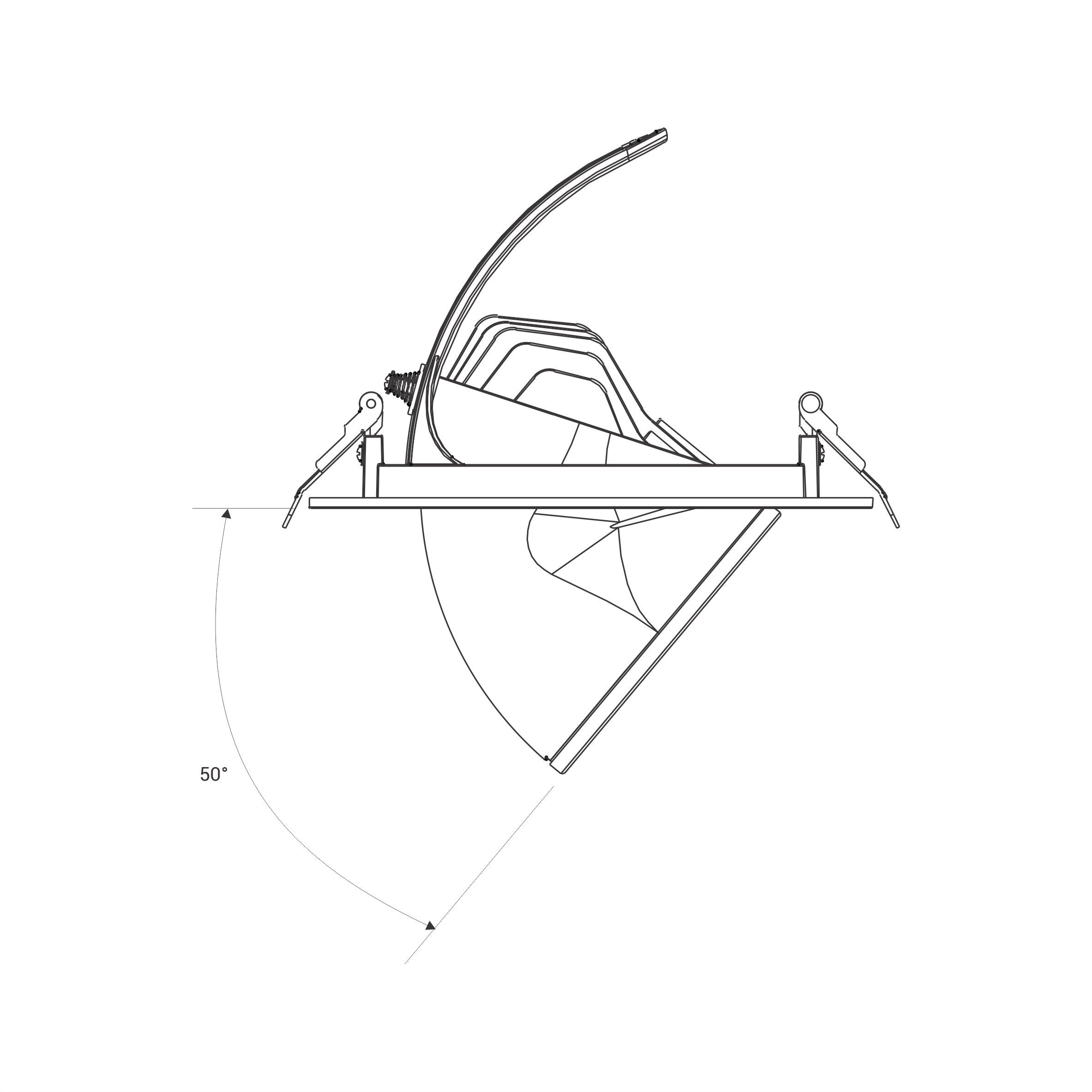 Downlight LED circular orientable CCT 38W - 120° Driver LIFUD