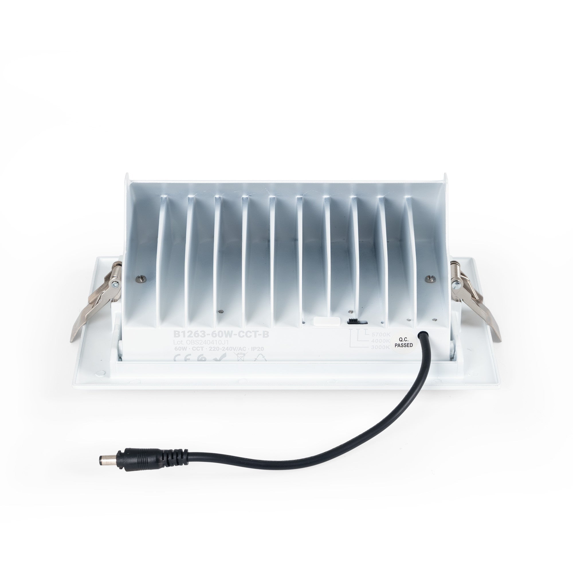 Downlight LED rectangular orientable CCT 60W  - 100° Driver LIFUD