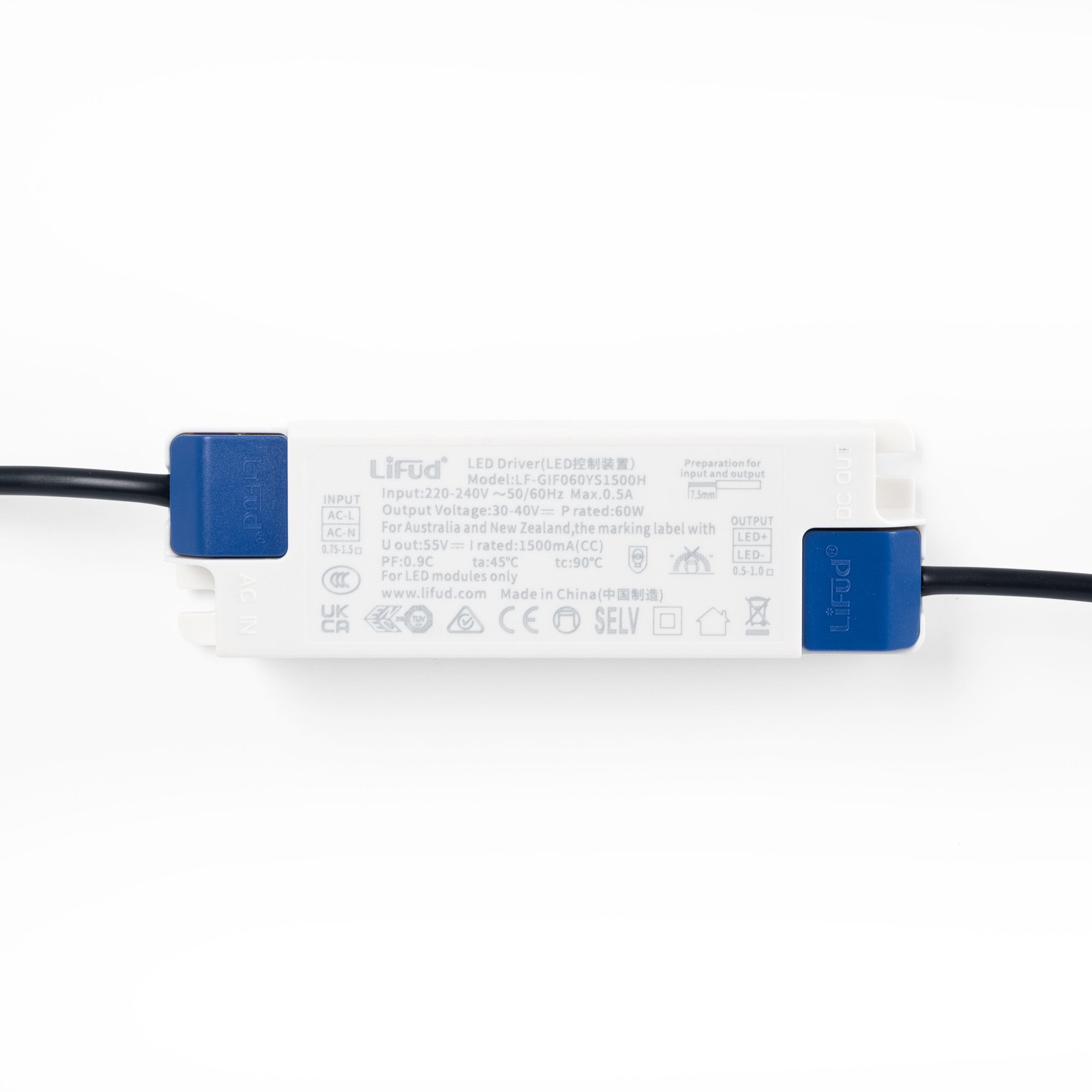Downlight LED rectangular orientable CCT 60W  - 100° Driver LIFUD