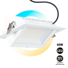 Downlight LED rectangular orientable CCT 60W  - 100° Driver LIFUD