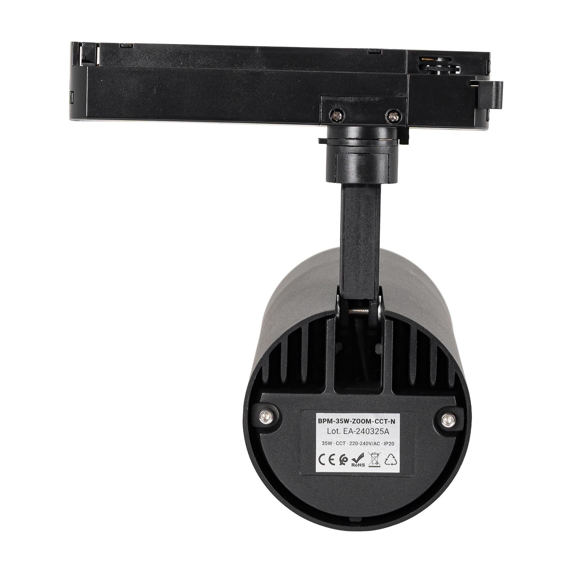 Proyector LED para carril Monofasico 35W CCT - ZOOM 20º- 60º - CRI 90