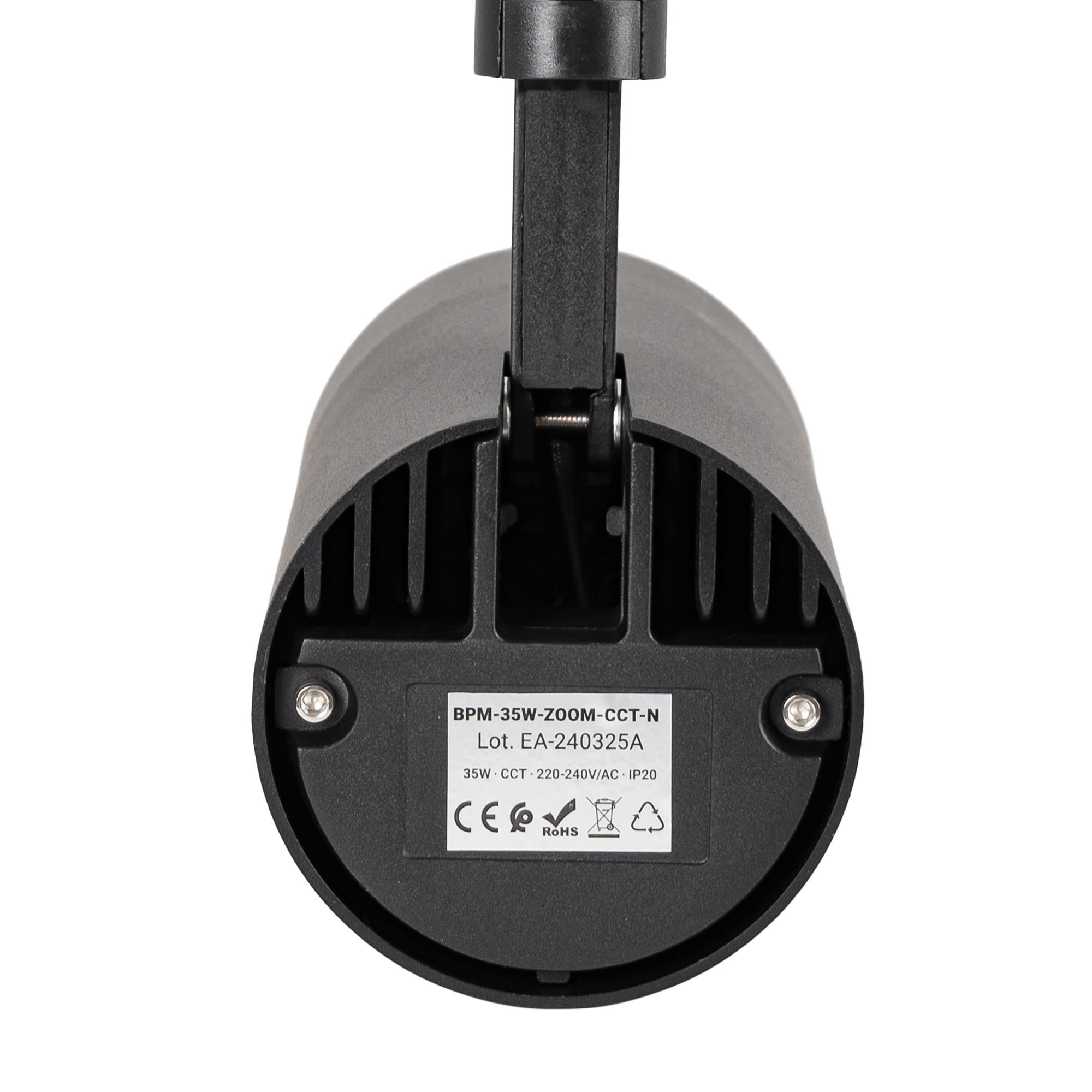 Proyector LED para carril Monofasico 35W CCT - ZOOM 20º- 60º - CRI 90