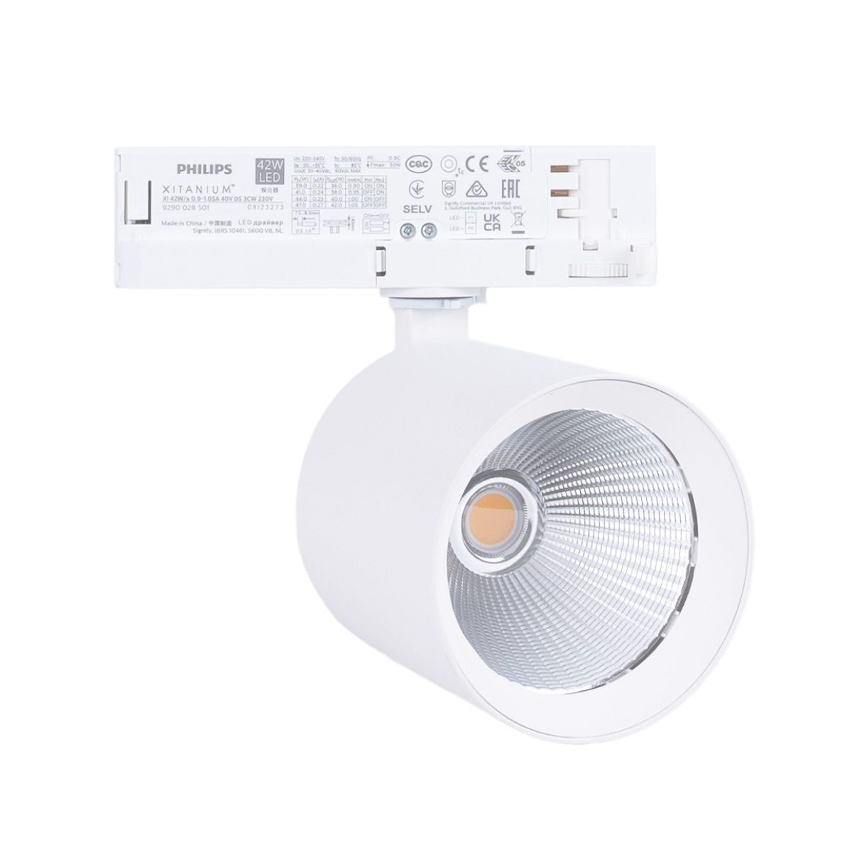 Proyector LED para carril trifásico 40W - Carnicerías - Driver Philips Xitanium