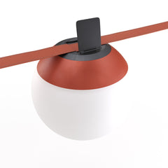 Lámpara bola opal para sistema "Axia" - 12W - 48V - Luz cálida