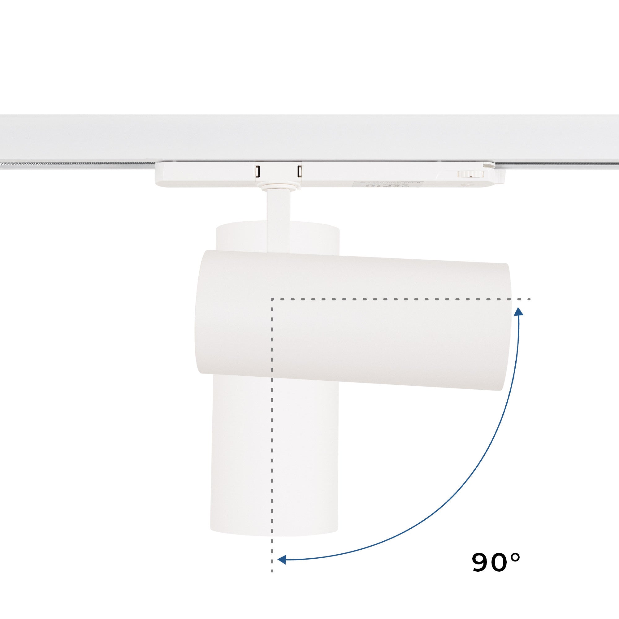 Proyector LED para carril trifásico 36W - CCT - TRIAC regulable - CRI90 - 3300 lm