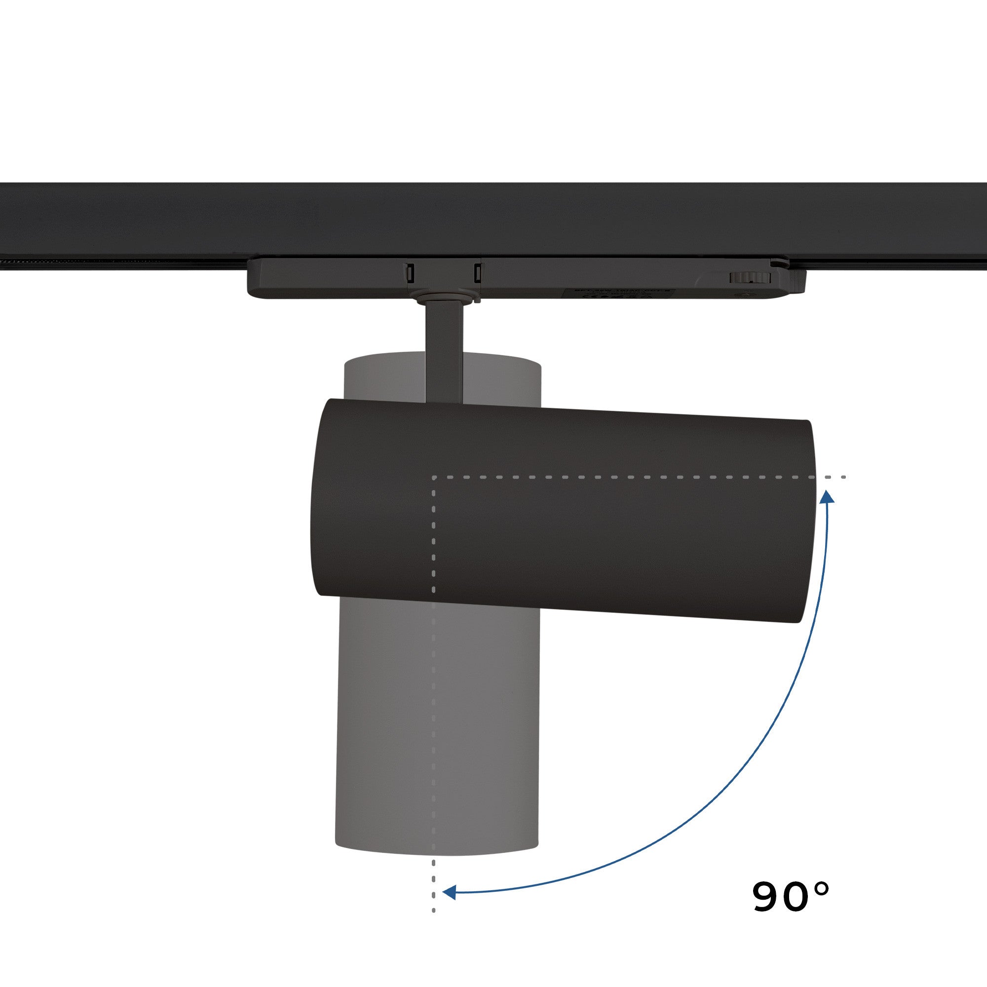 Proyector LED para carril trifásico 36W - CCT - TRIAC regulable - CRI90 - 3300 lm