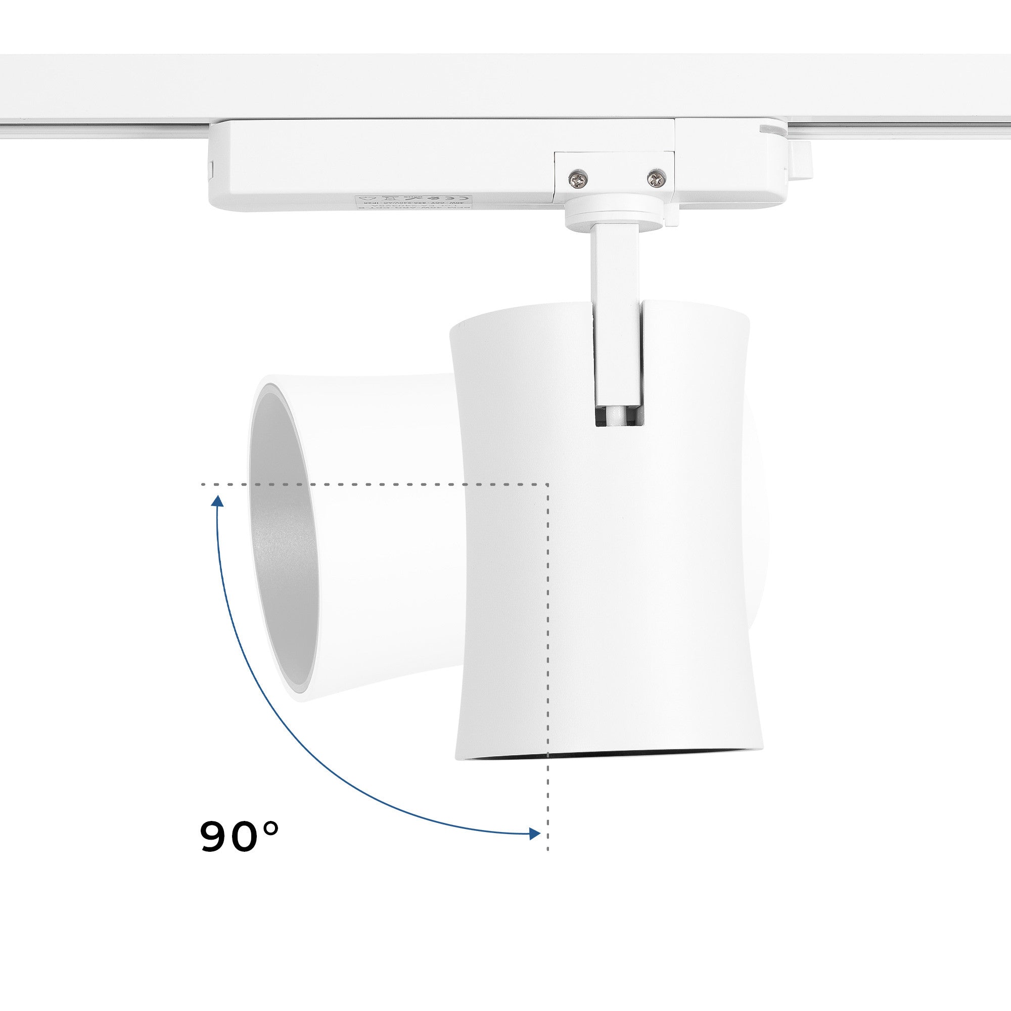 Proyector LED arquitectónico para carril monofásico CCT - 40W - CRI 90