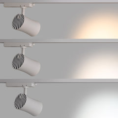 Proyector LED arquitectónico para carril monofásico CCT - 40W - CRI 90