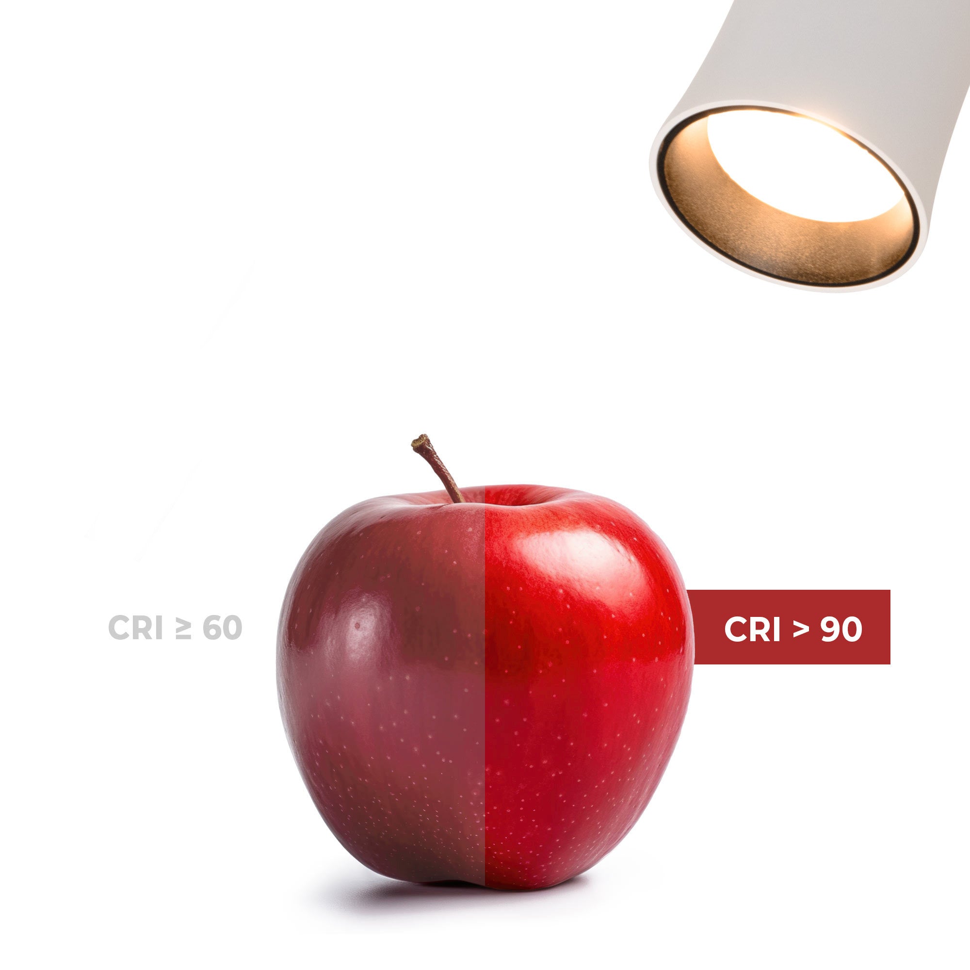 Proyector LED arquitectónico para carril monofásico CCT - 40W - CRI 90
