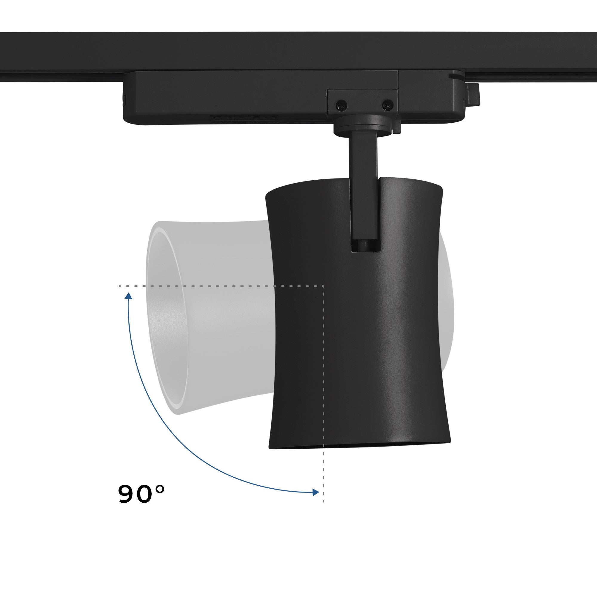 Proyector LED arquitectónico para carril monofásico CCT - 40W - CRI 90