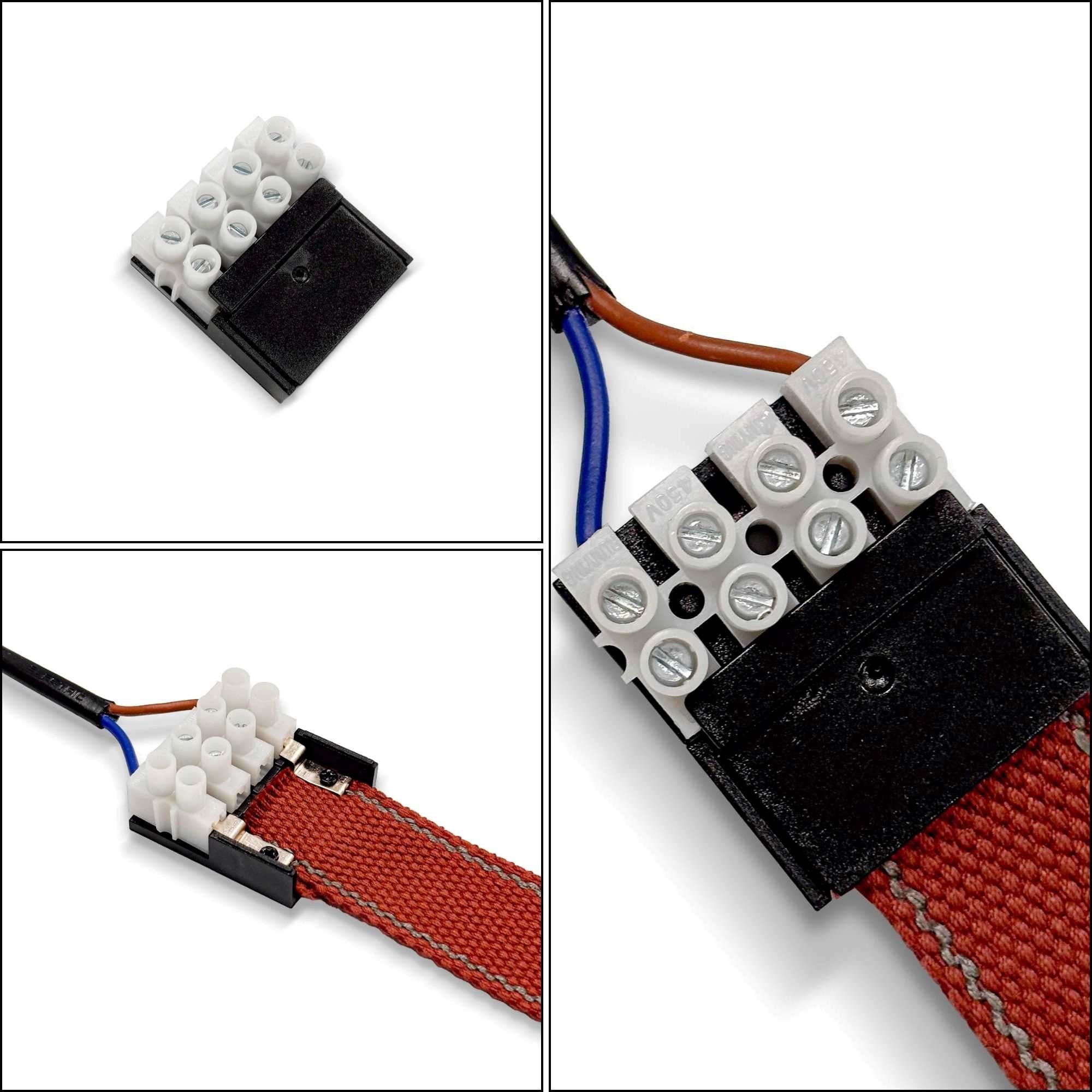 Lámpara configurable "Axia 4" - KIT lámpara bola 12W + cinta textil eléctrica + accesorios