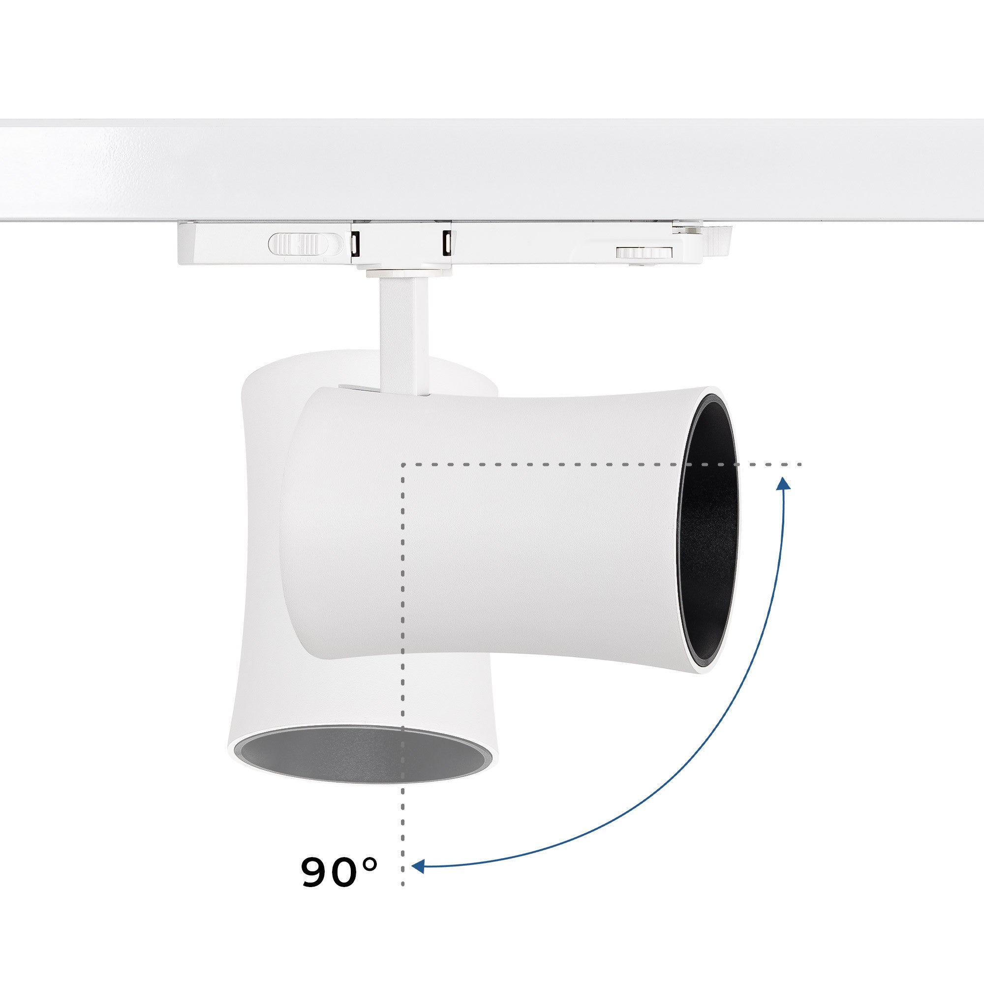 Proyector LED arquitectónico para carril trifásico CCT - 40W - CRI 90 - Driver KGP