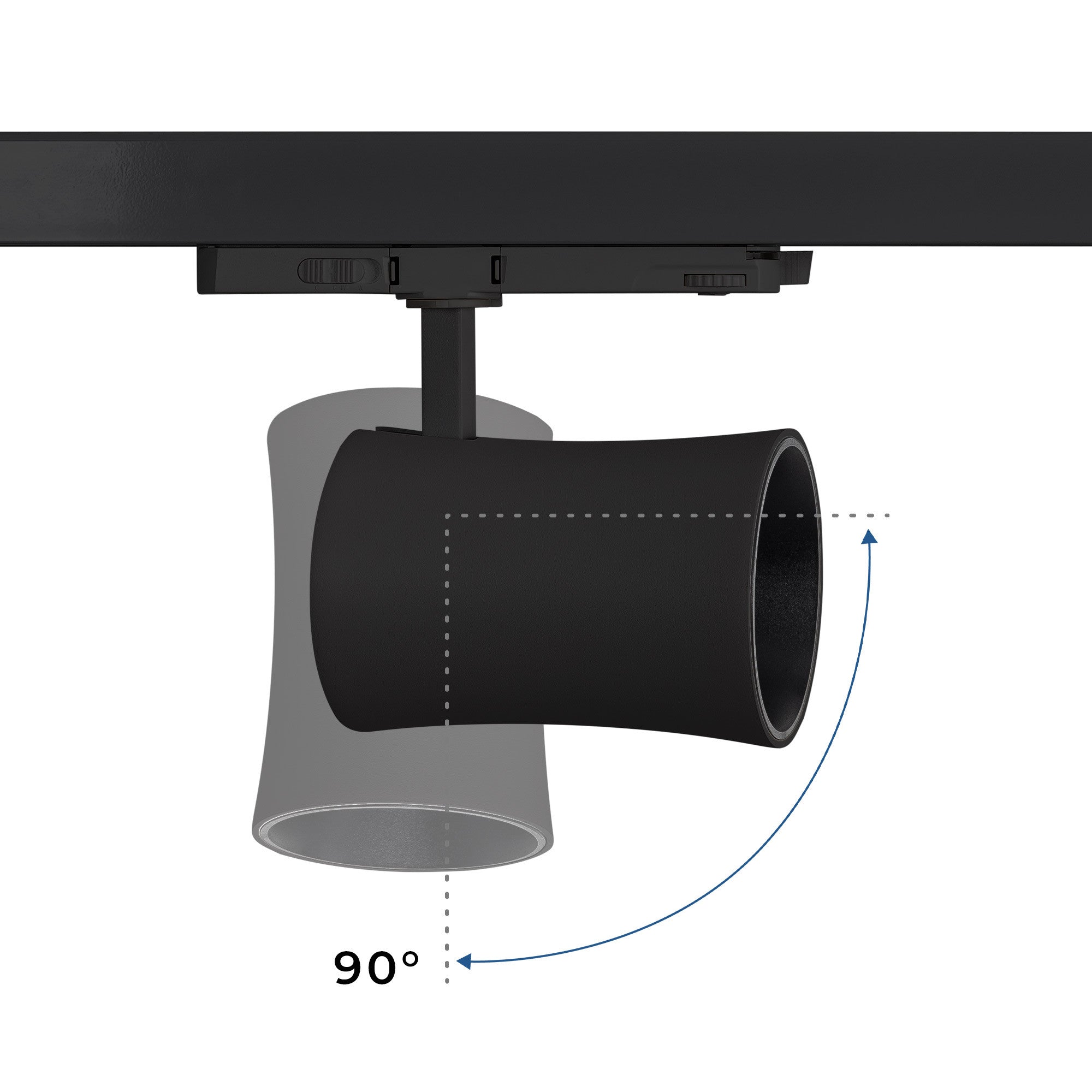 Proyector LED arquitectónico para carril trifásico CCT - 40W - CRI 90 - Driver KGP