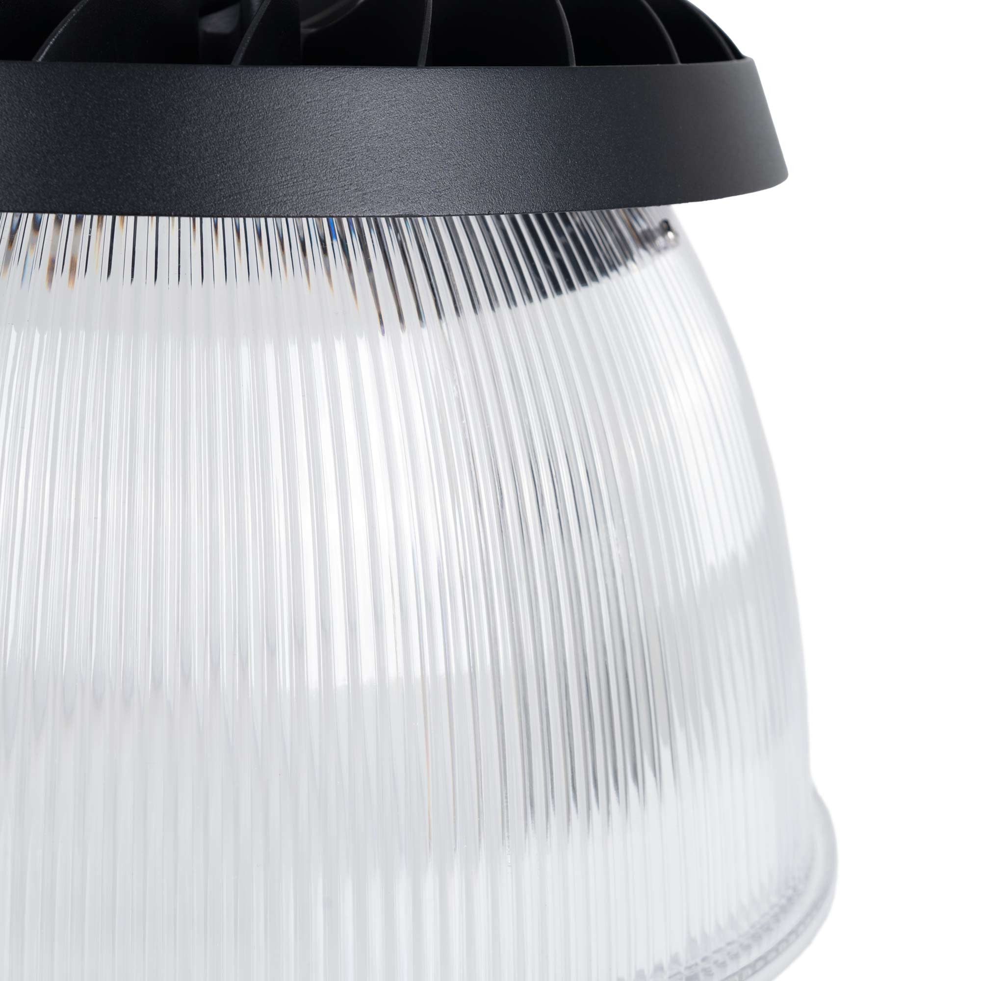 Difusor lumínico de policarbonato para campana LED industrial  B8155-150W - B8150-150 - Ángulo 90°