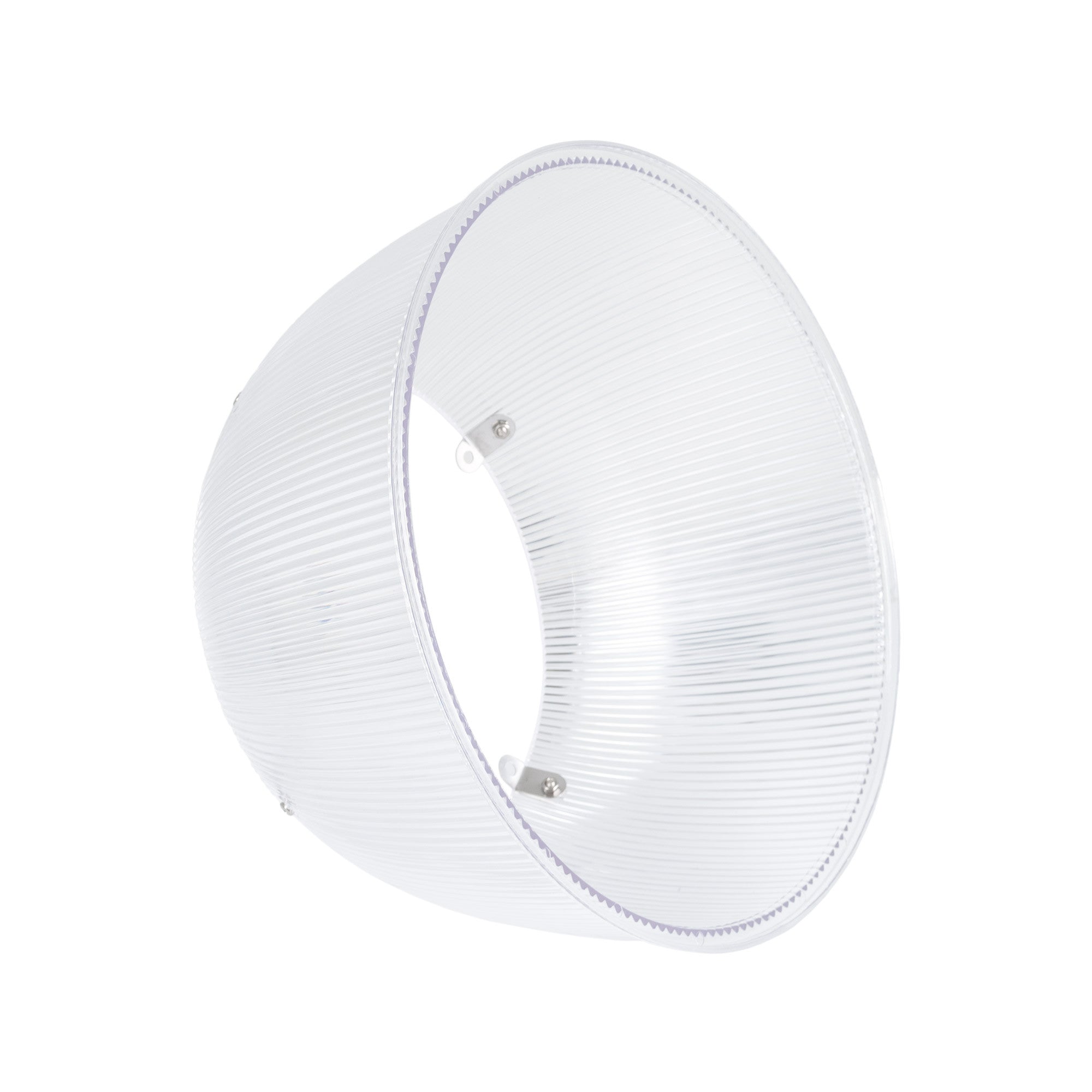 Difusor lumínico de policarbonato para campana LED industrial  B8155-150W - B8150-150 - Ángulo 90°