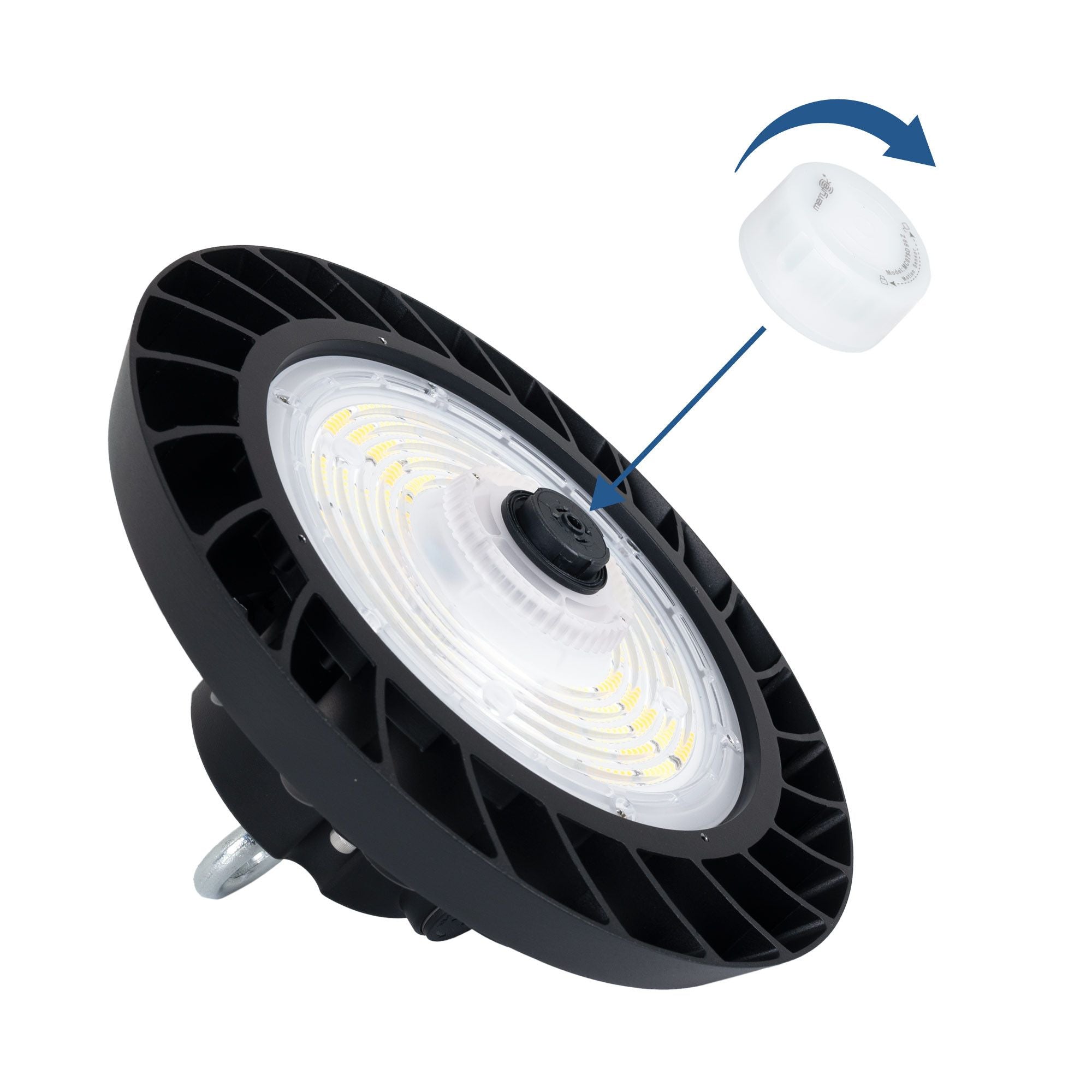 Campana LED UFO industrial 150W - CCT - Con sensor de movimiento - 170lm/W - Driver LIFUD - IP65 - 5 años garantía