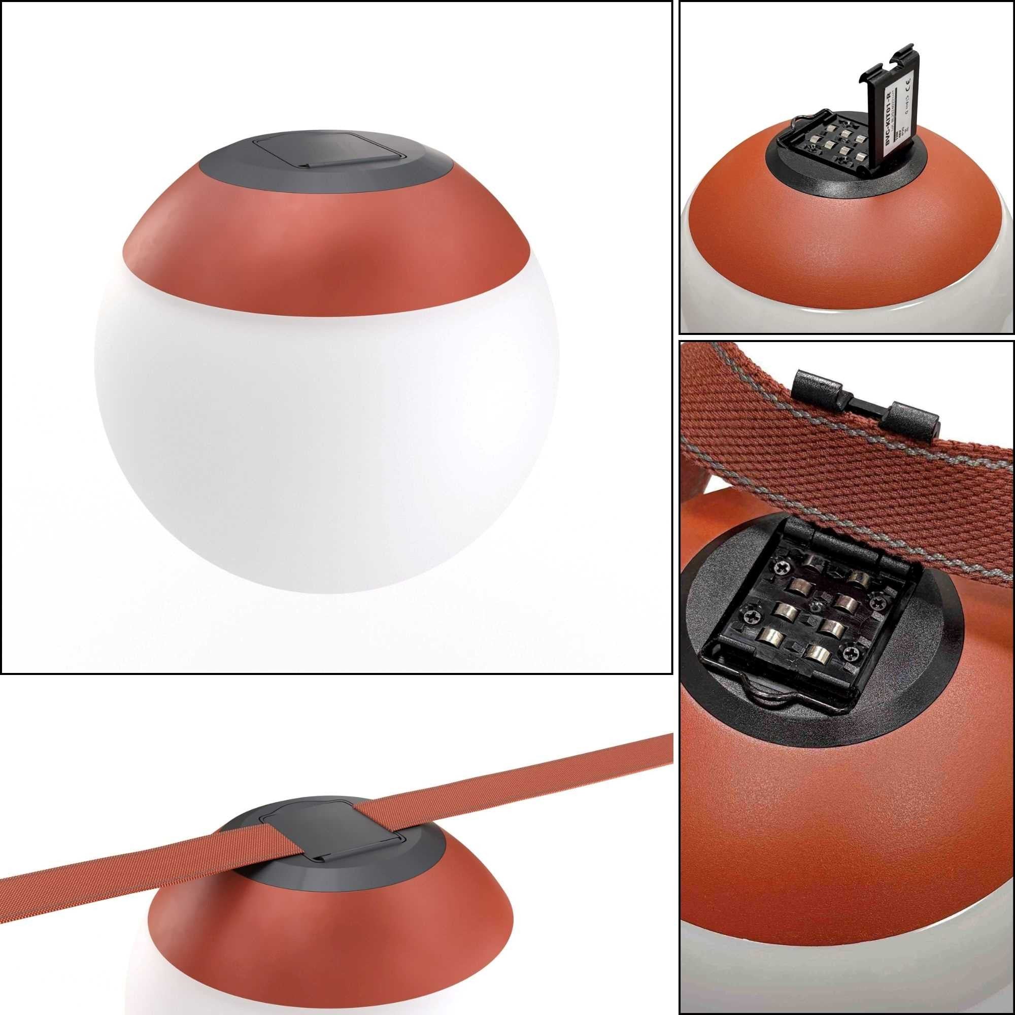 Lámpara configurable "Axia 4" - KIT lámpara bola 12W + cinta textil eléctrica + accesorios