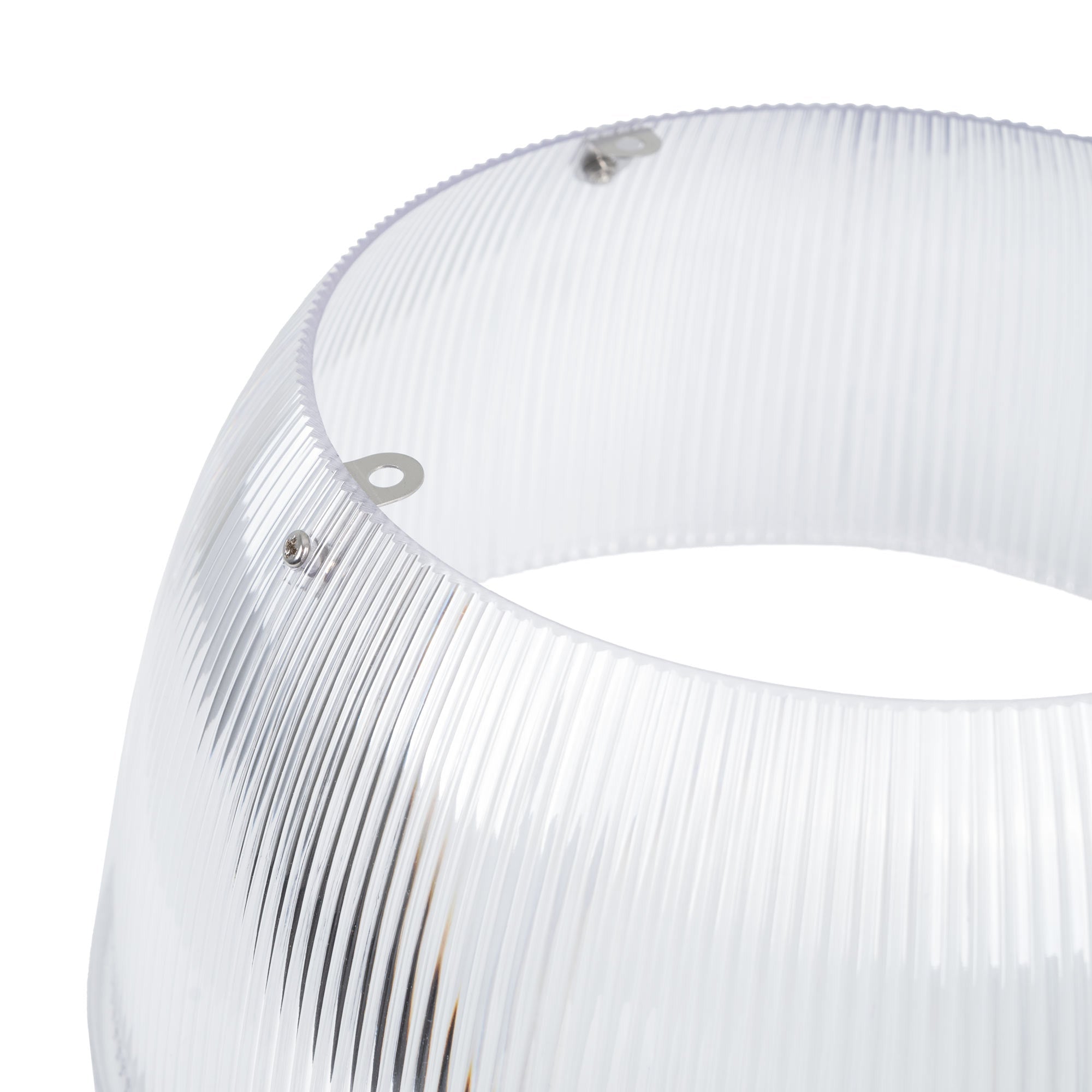 Difusor lumínico de policarbonato para campana LED industrial  B8155-150W - B8150-150 - Ángulo 90°