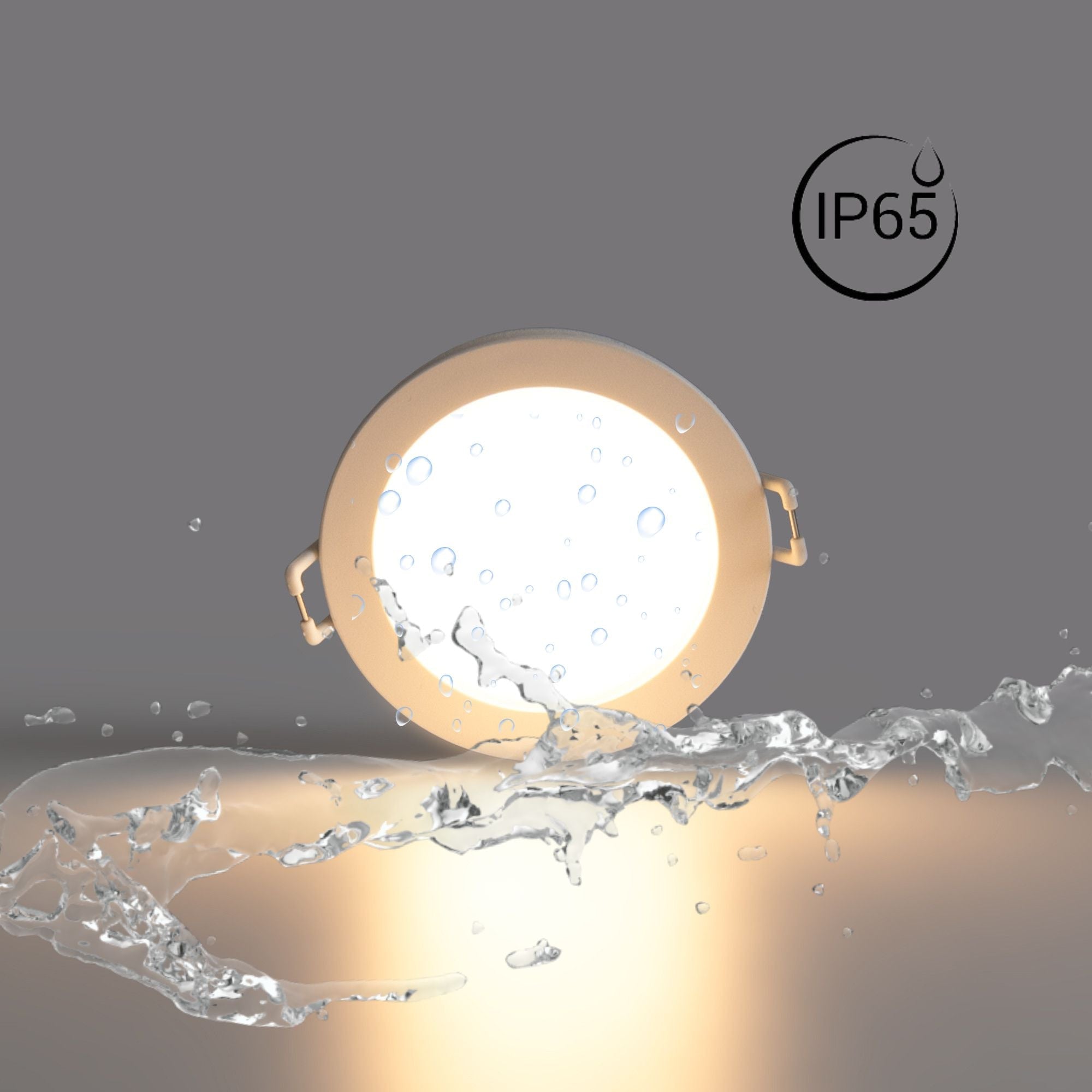 Downlight LED exterior 5W  - IP65 - TRIAC regulable - Aro intercambiable - Corte Ø68mm