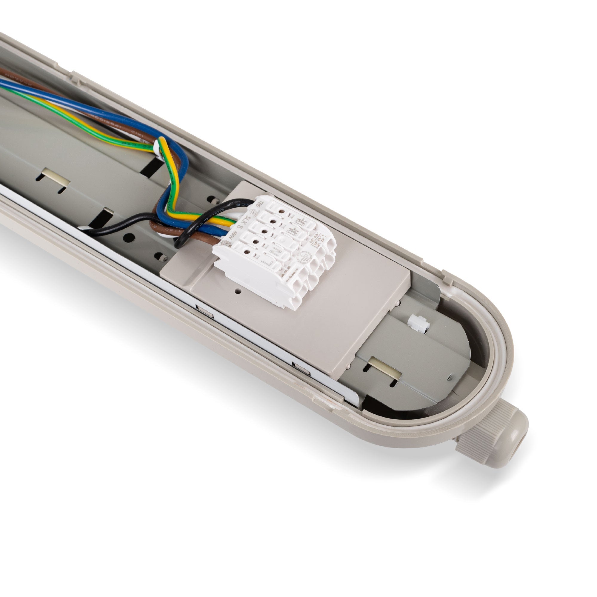 Pantalla estanca LED lineal enlazable Regulable DALI - CCT - 120cm - 40W - DALI - Driver LIFUD - IP65