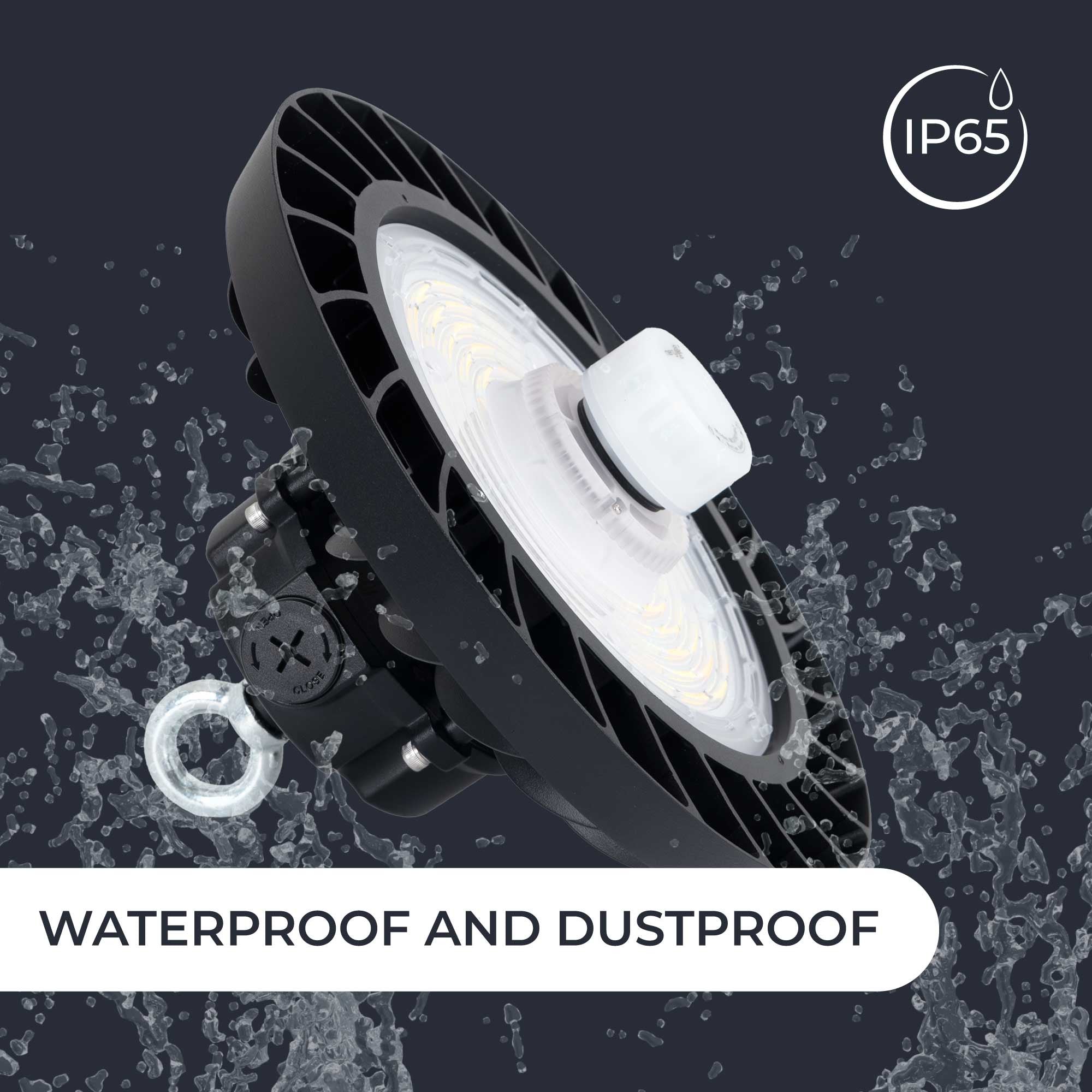 Campana LED UFO industrial 150W - CCT - Con sensor de movimiento - 170lm/W - Driver LIFUD - IP65 - 5 años garantía
